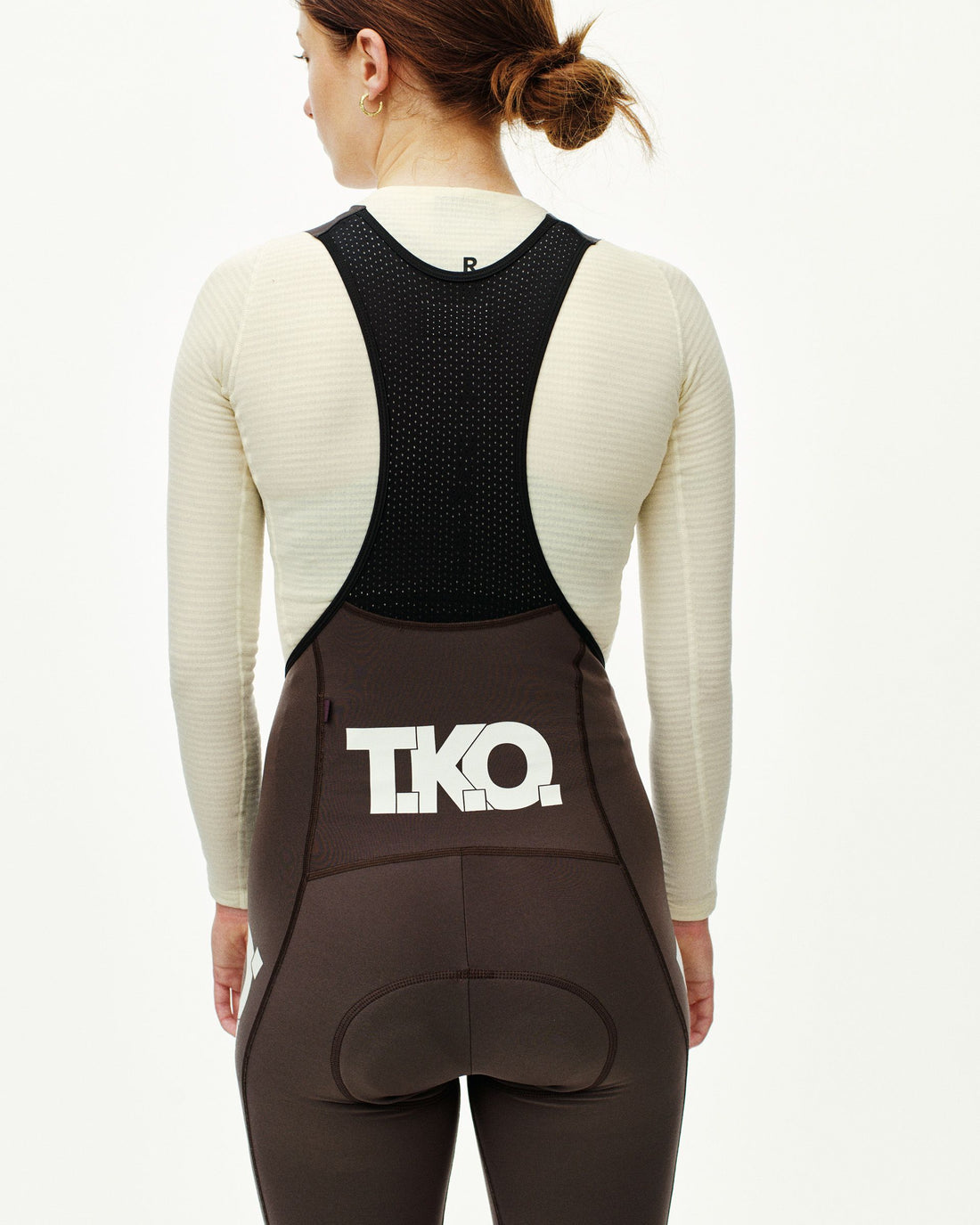 T.K.O. Essential Thermal Long Bibs - Dark Purple