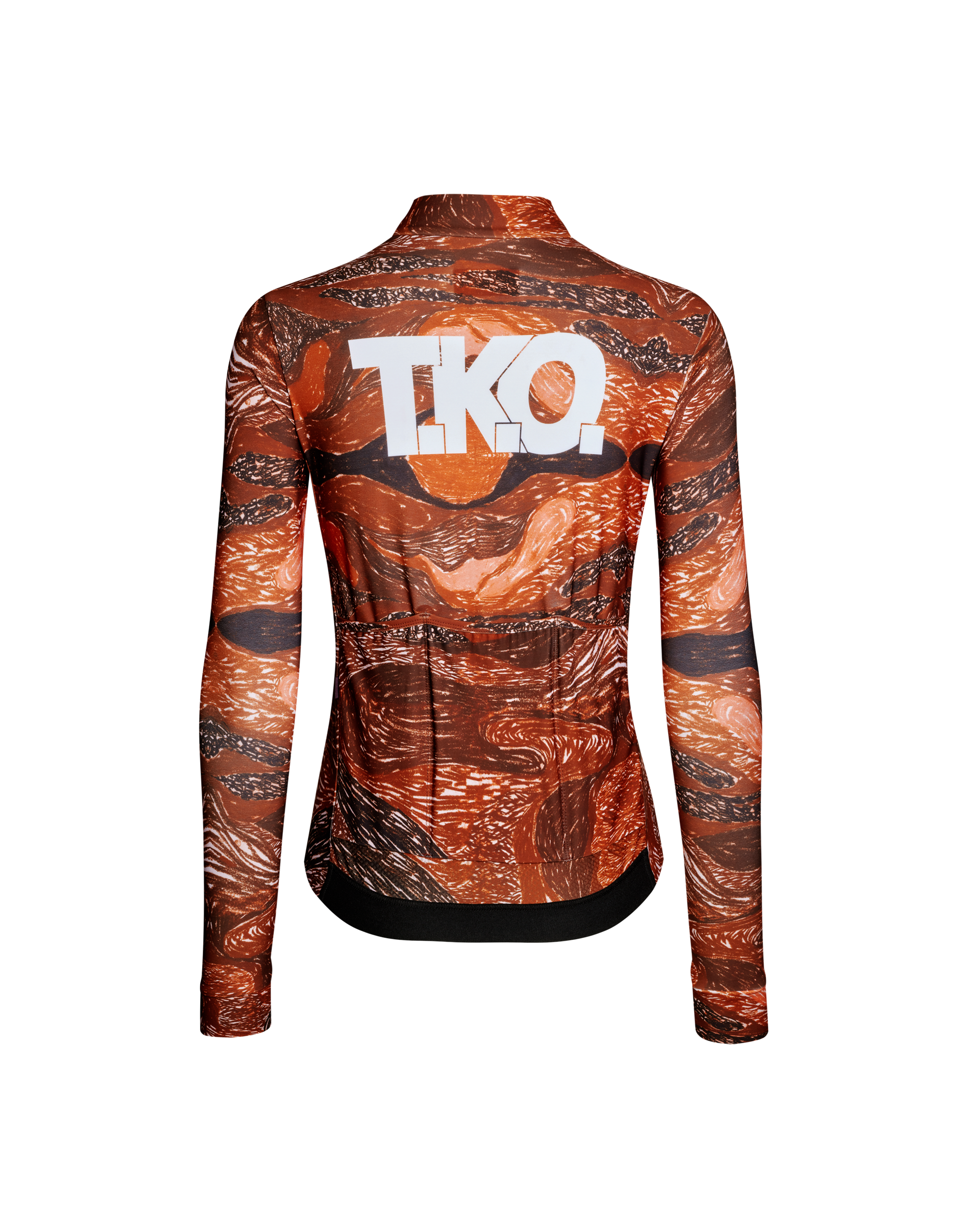 T.K.O. Women's Mechanism Long Sleeve Jersey - T.K.O. Red