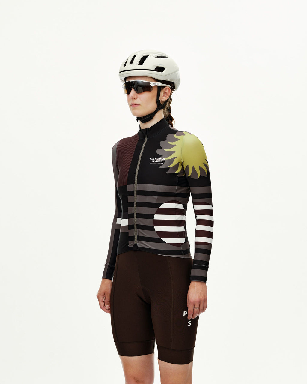 Women's Mechanism Long Sleeve Jersey - AOP International Dark Olive