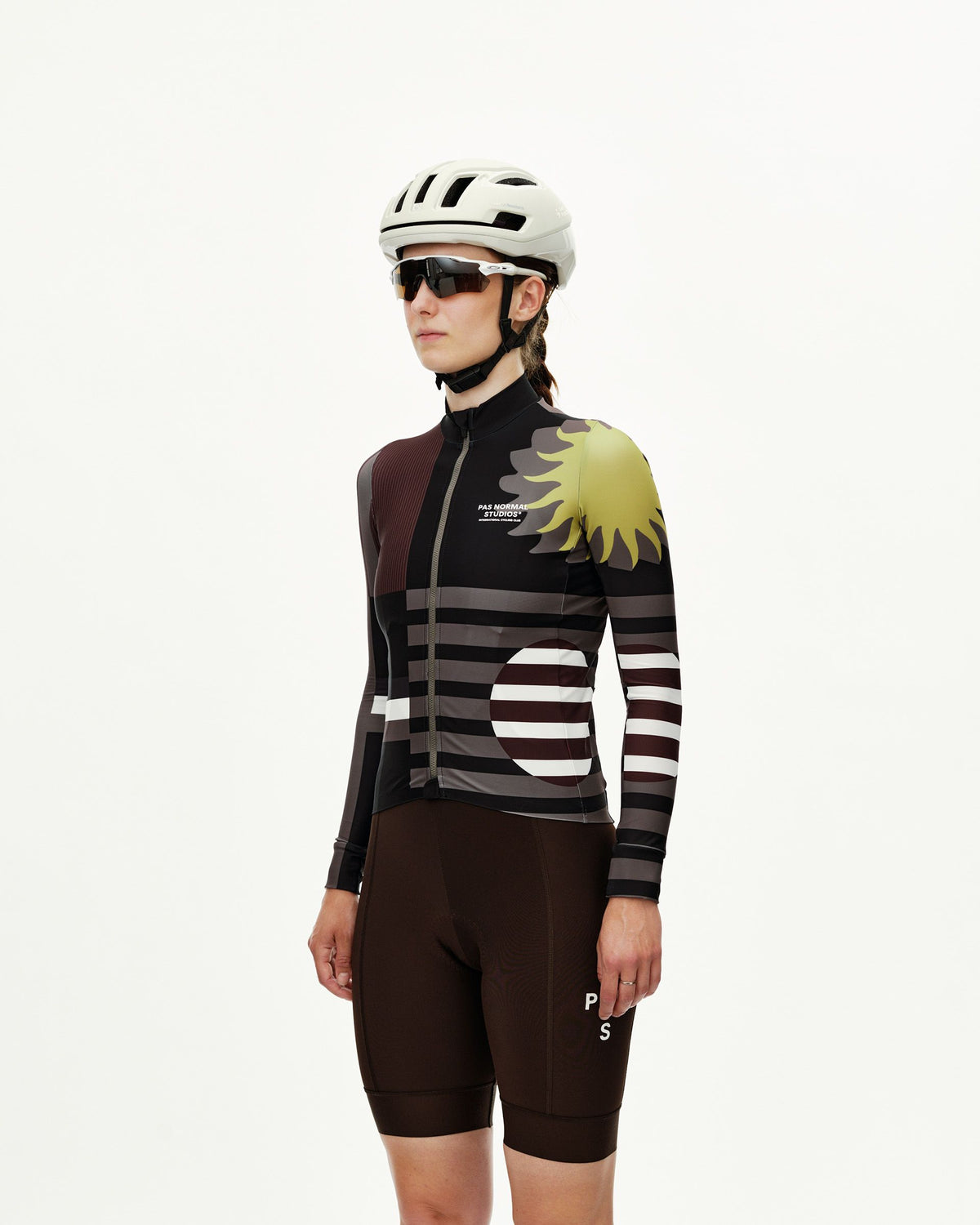 Women's Mechanism Long Sleeve Jersey - AOP International Dark Olive