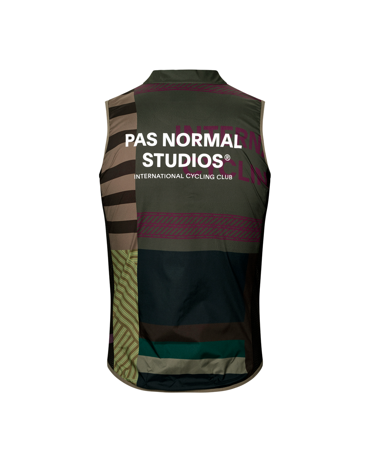 Mechanism Stow Away Gilet - AOP International Earth
