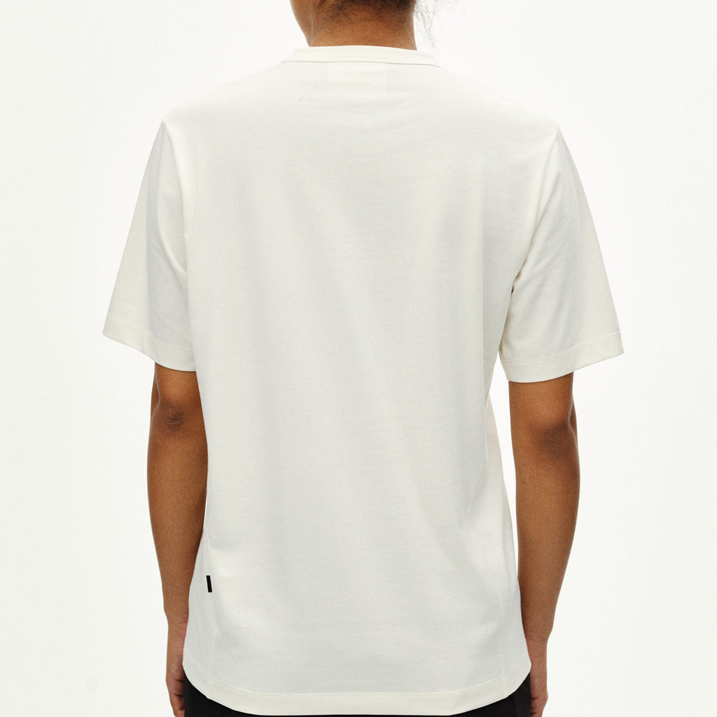 Off-Race Cotton Tech Graphic T-Shirt - Off White