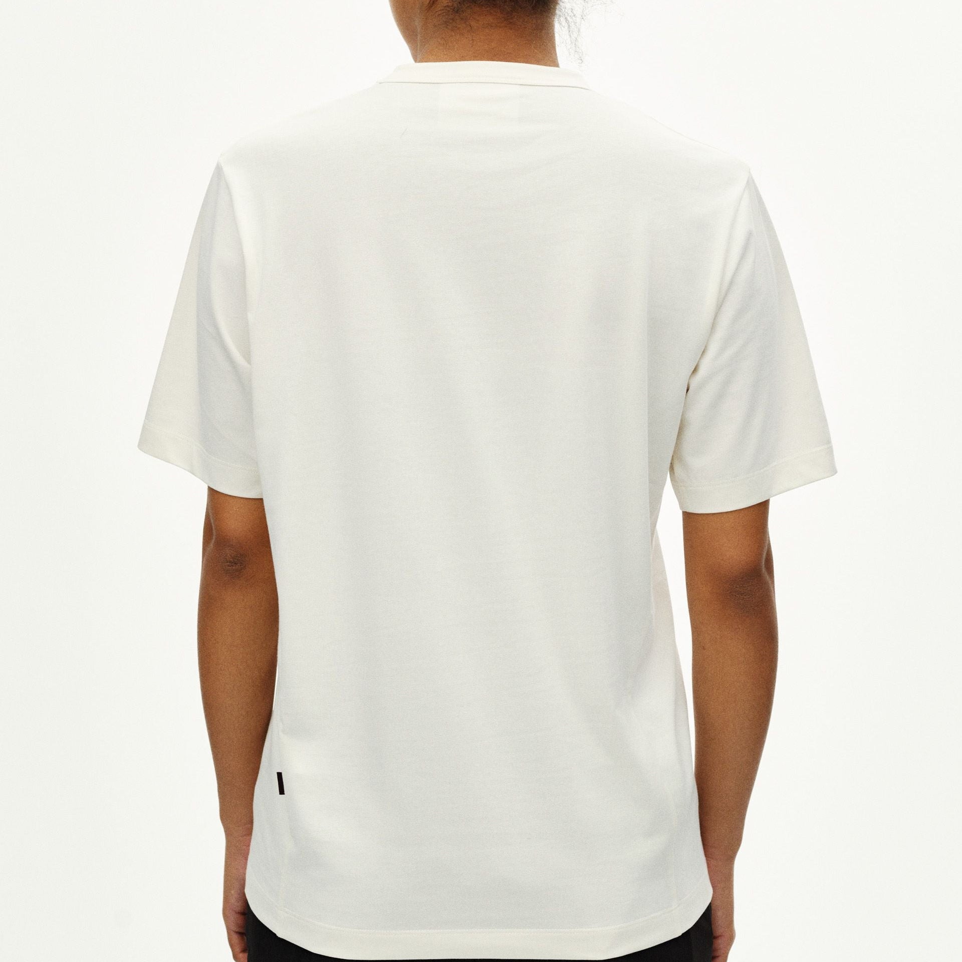 Off-Race Cotton Tech Graphic T-Shirt - Off White