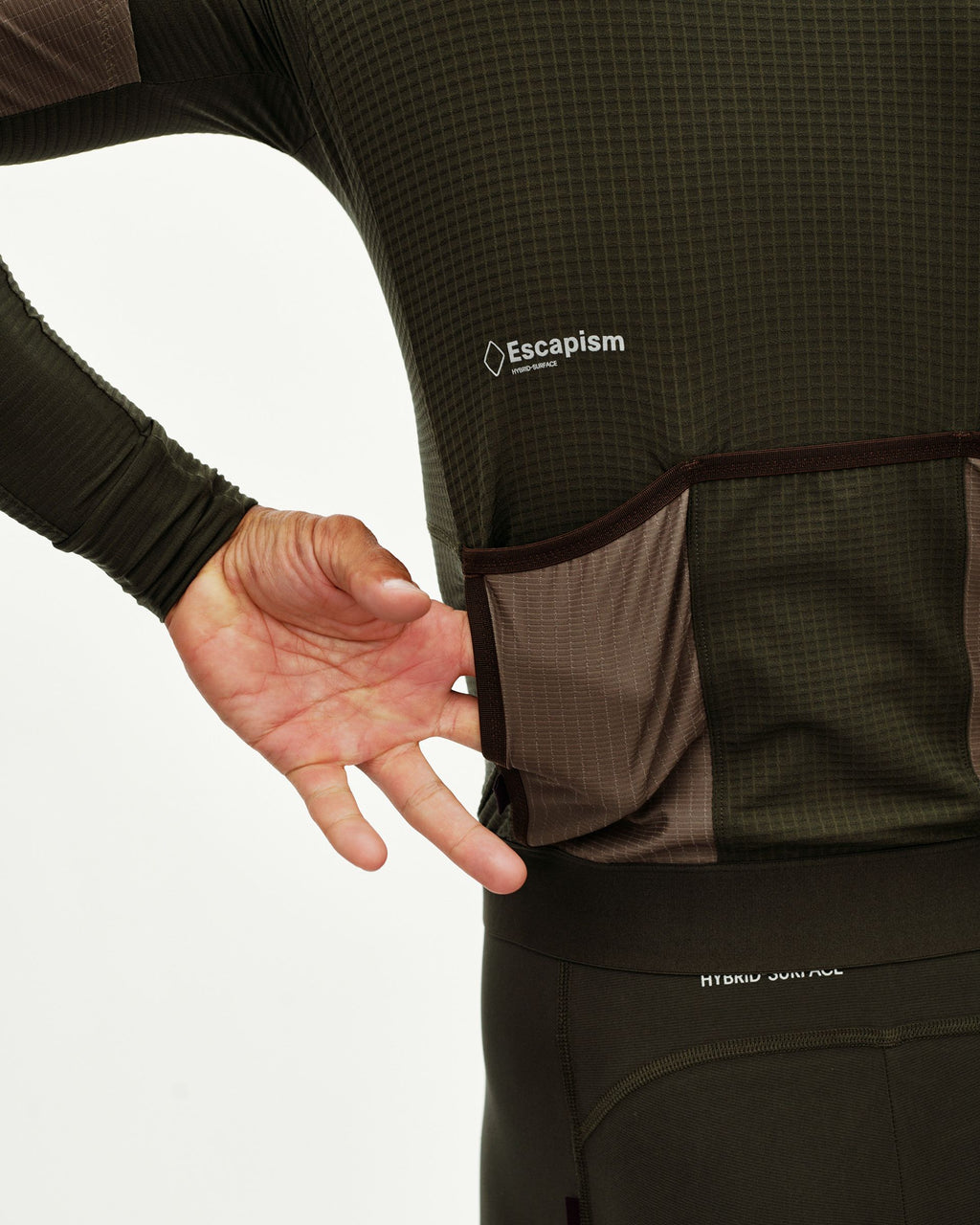 Escapism Long Sleeve Jersey - Dark Olive