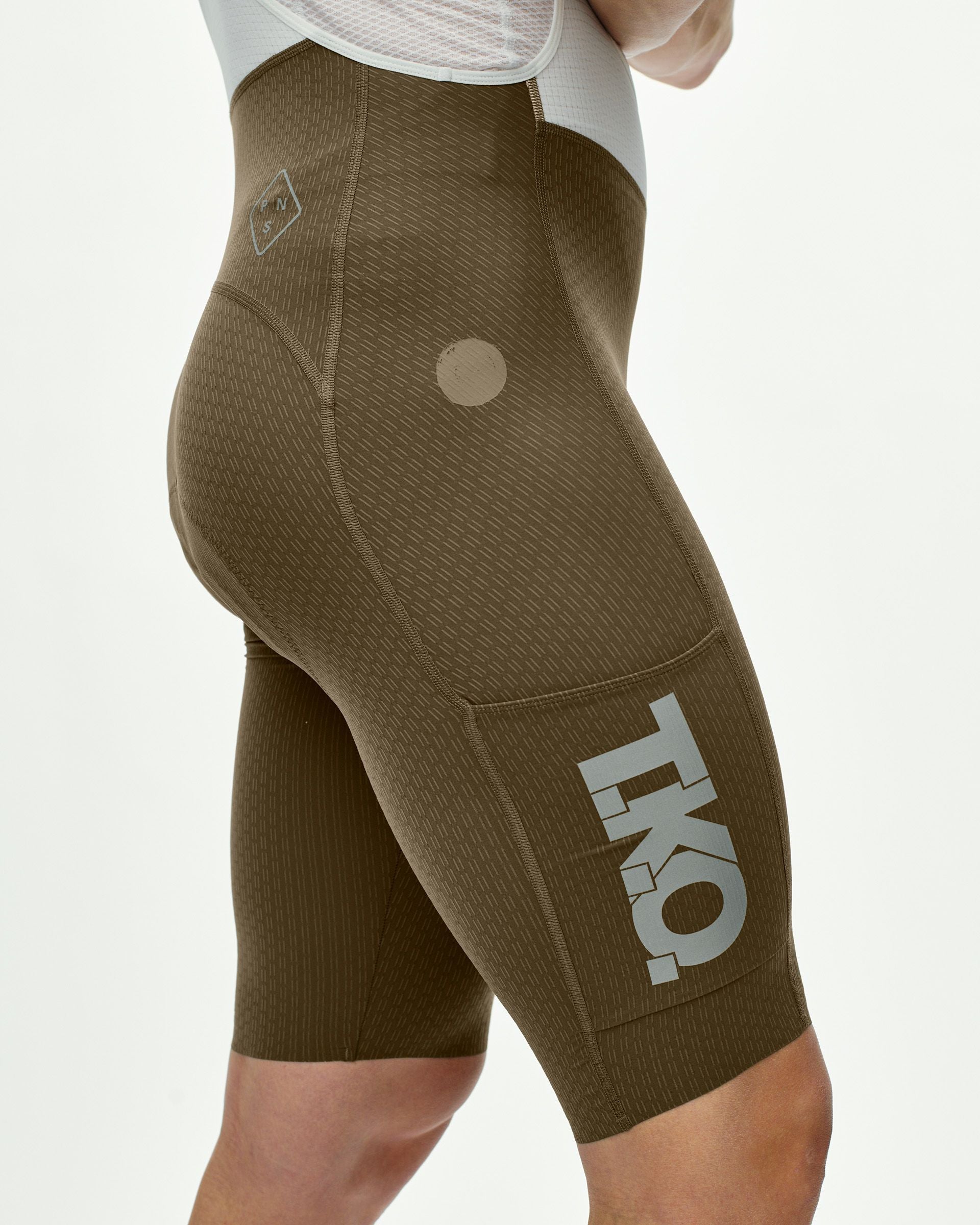 T.K.O. Essential Light Cargo Bibs - Dark Stone