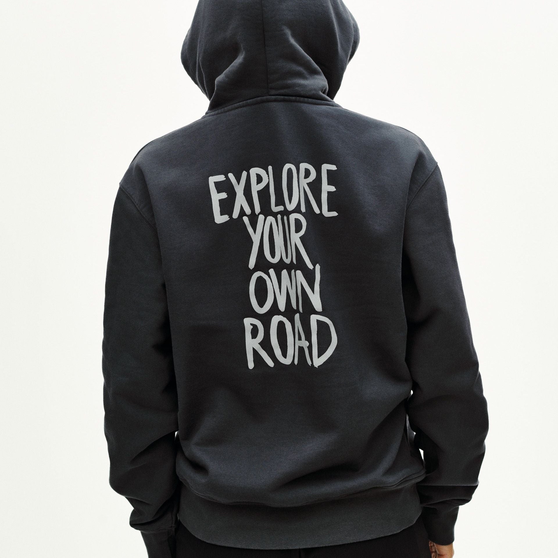 Off-Race Graphic Hoodie - Dark Navy