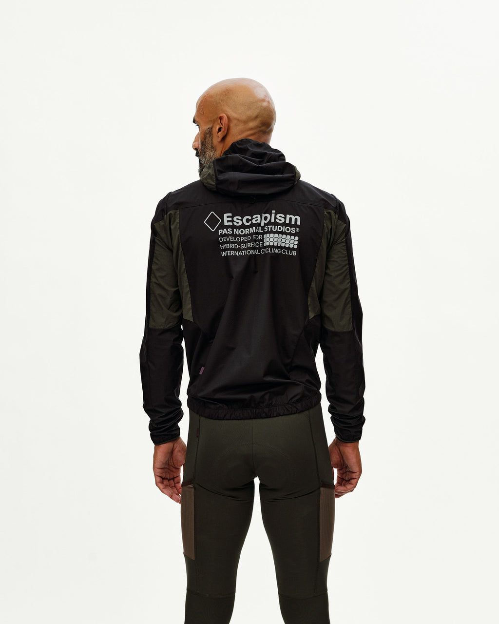 Escapism Hooded Lightweight Jacket - Black