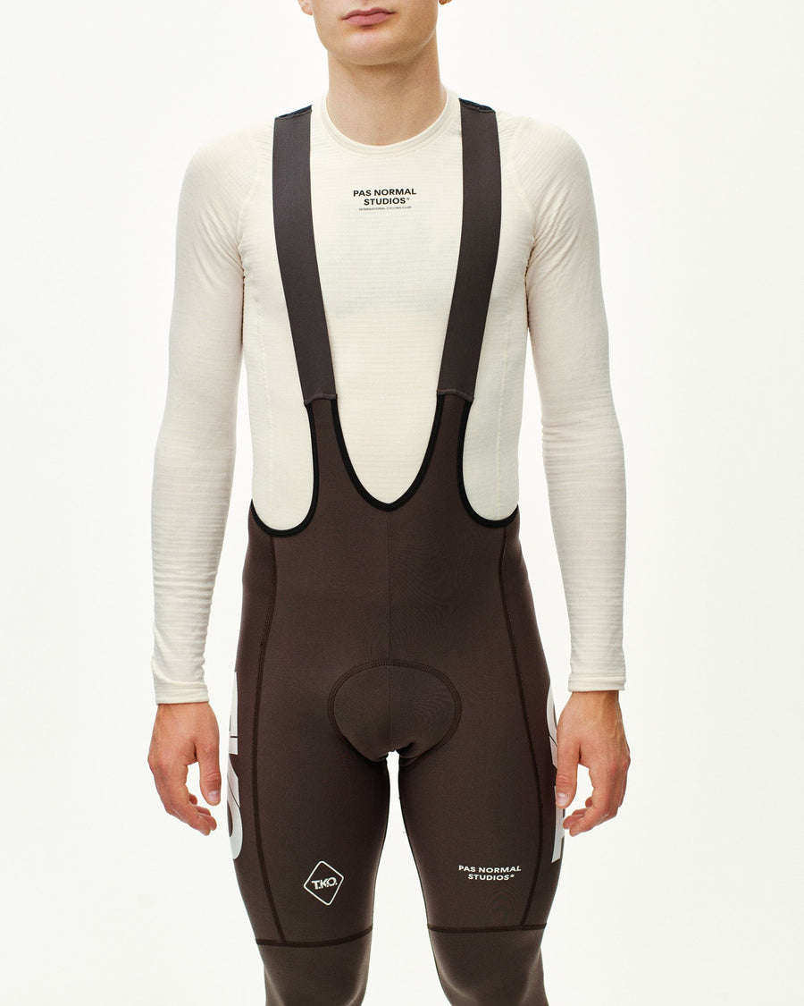 T.K.O. Essential Thermal Long Bibs - Dark Purple