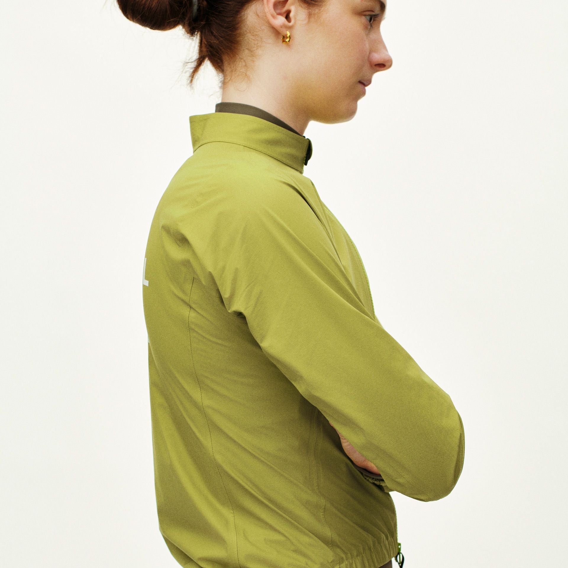 Womens Mechanism Rain Jacket - Moss Green