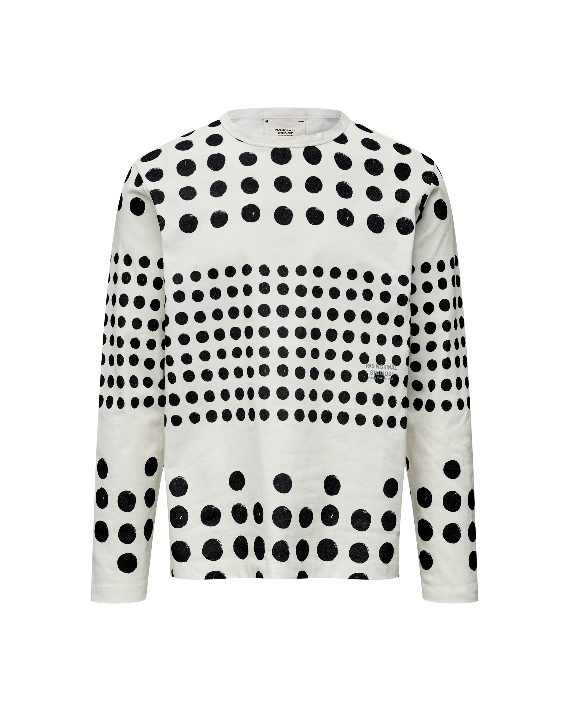 Off-Race Graphic Long Sleeve T-Shirt - Off White