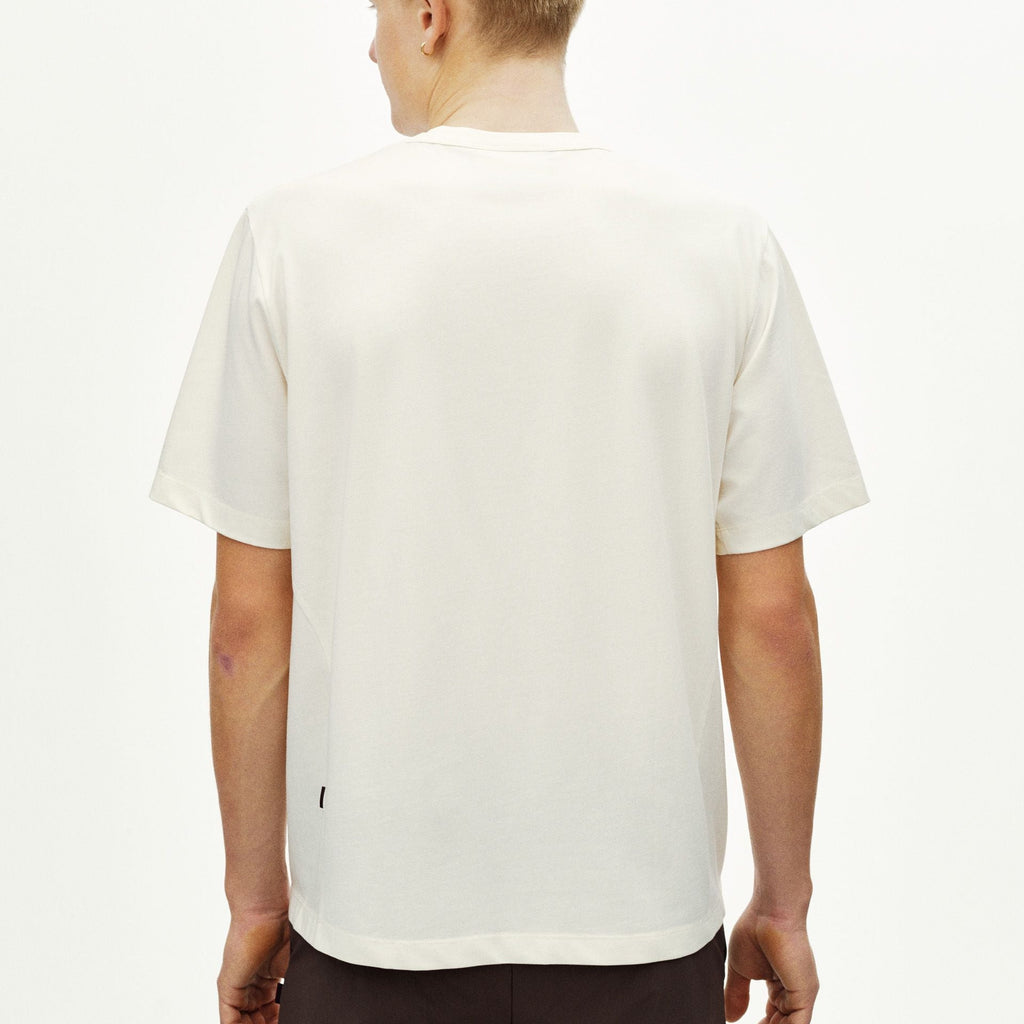 Off-Race Cotton Tech Graphic T-Shirt - Off White