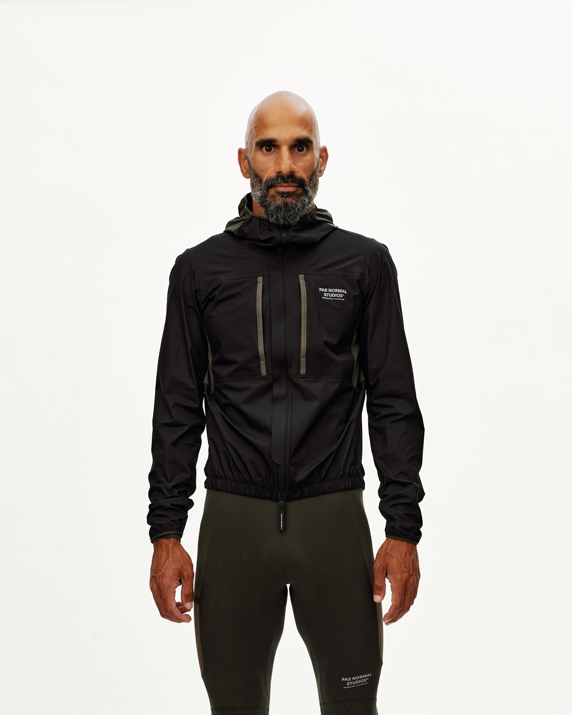 Escapism Hooded Lightweight Jacket - Black