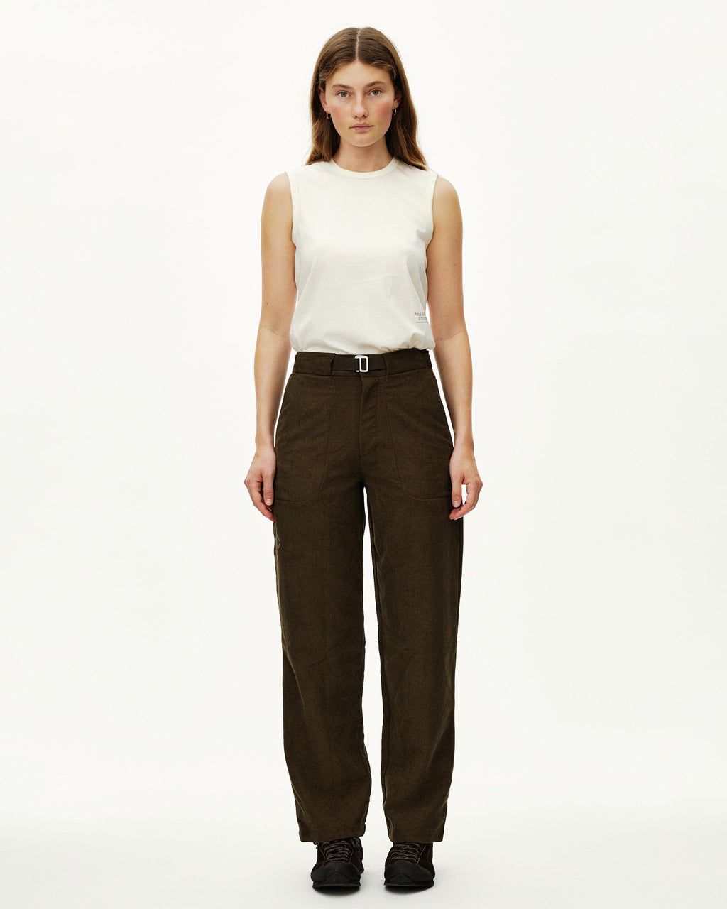 Off-Race Corduroy Pants - Deep Olive