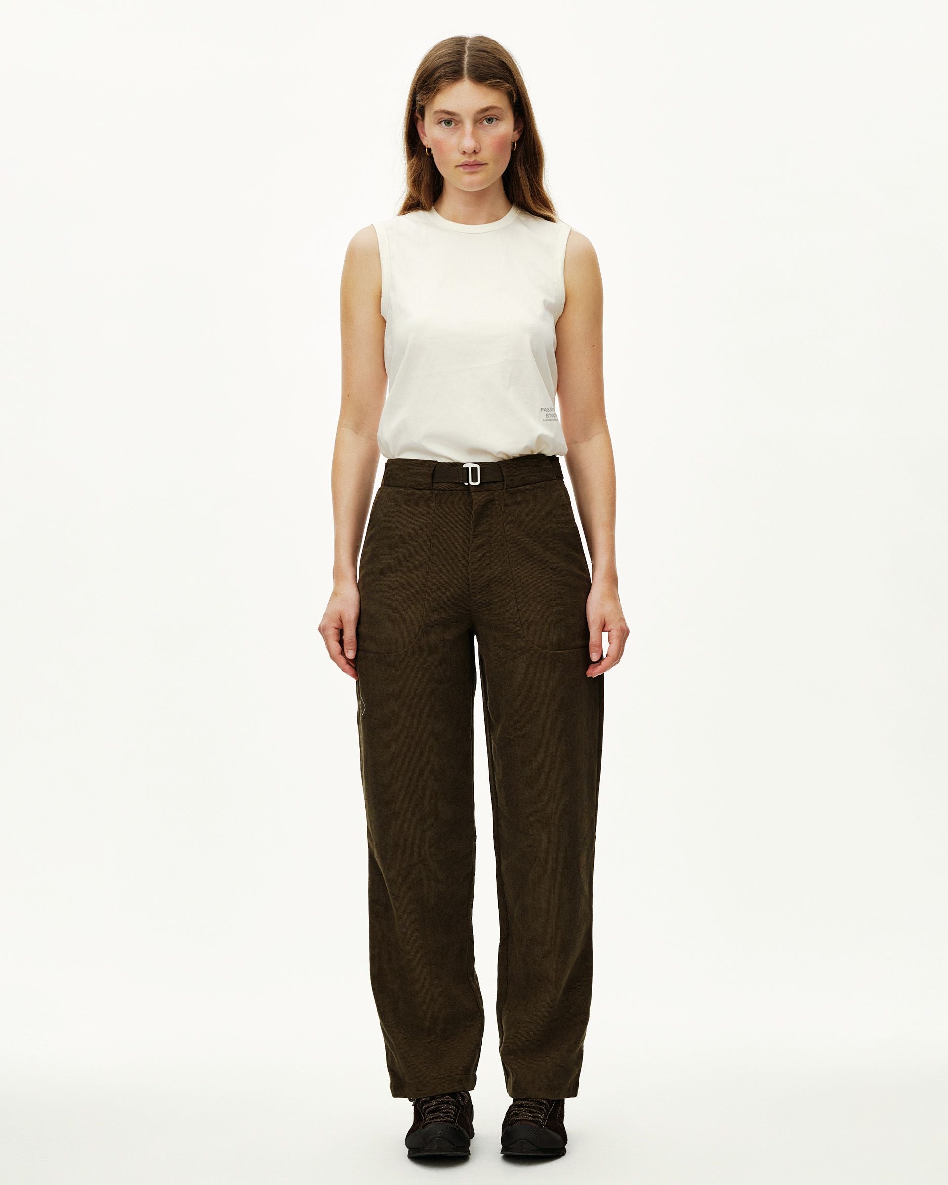 Off-Race Corduroy Pants - Deep Olive