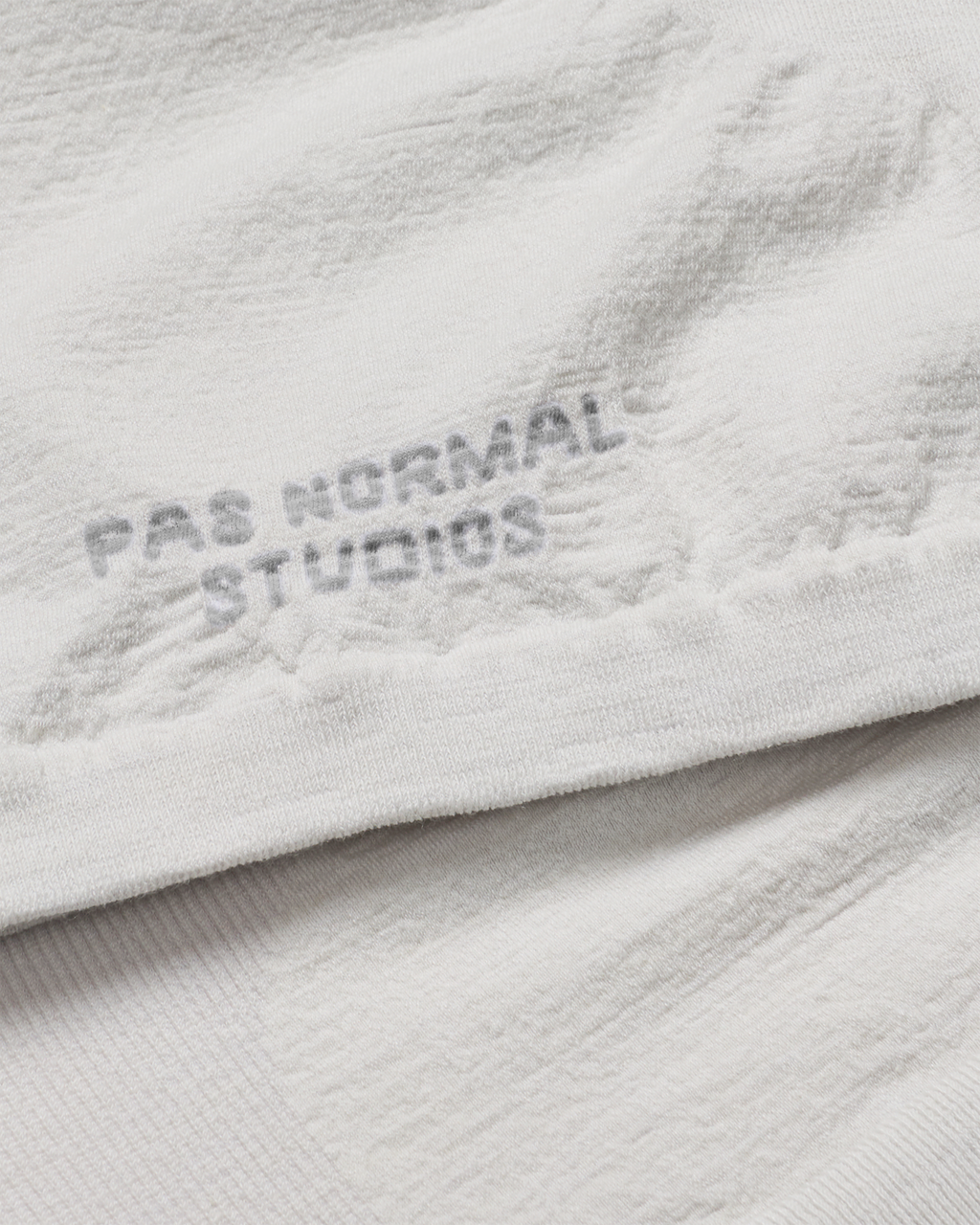 Logo Merino Knit Necktube - Misty Grey