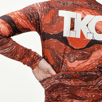 T.K.O. Women's Mechanism Long Sleeve Jersey - T.K.O. Red