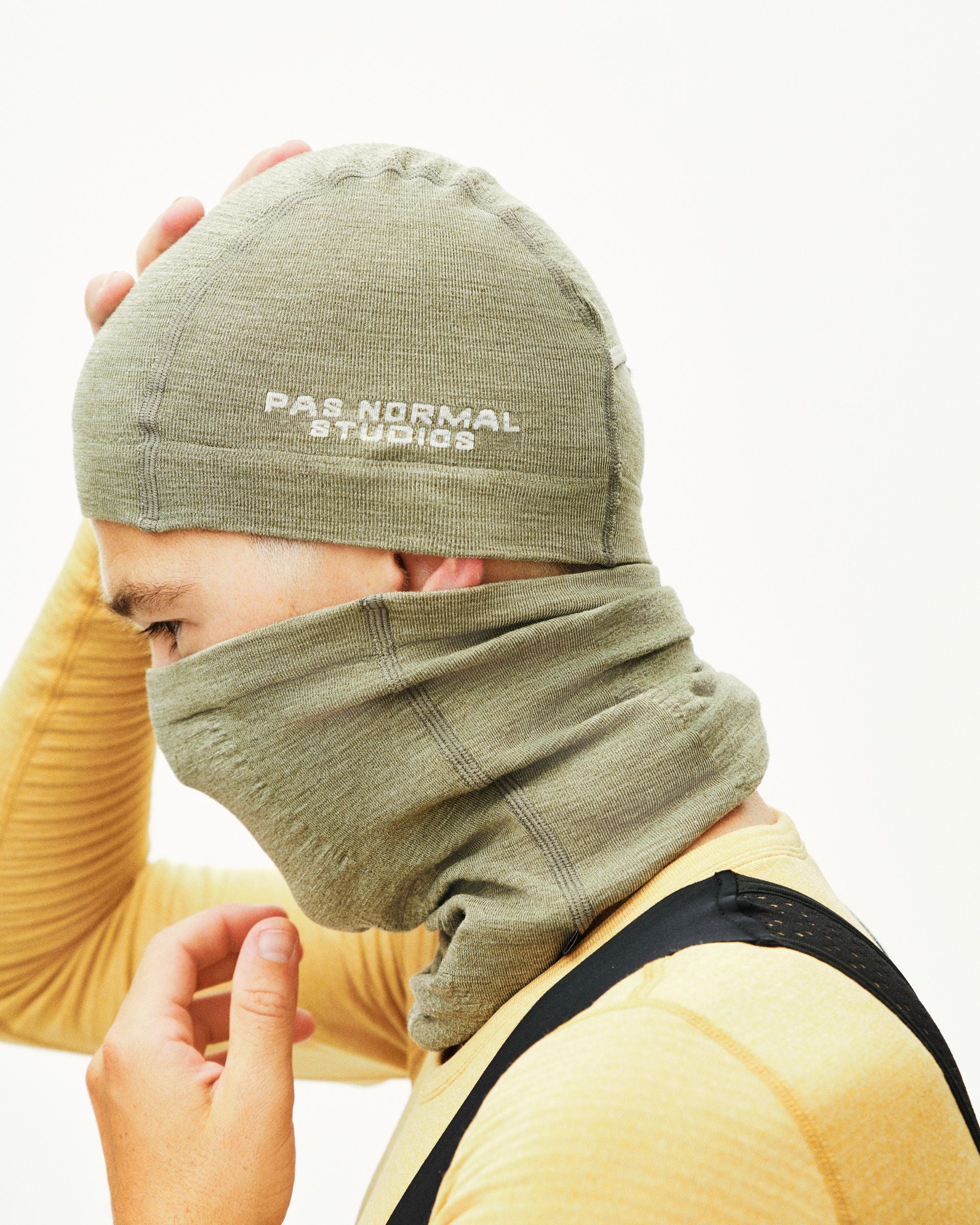 Logo Merino Knit Beanie - Earth