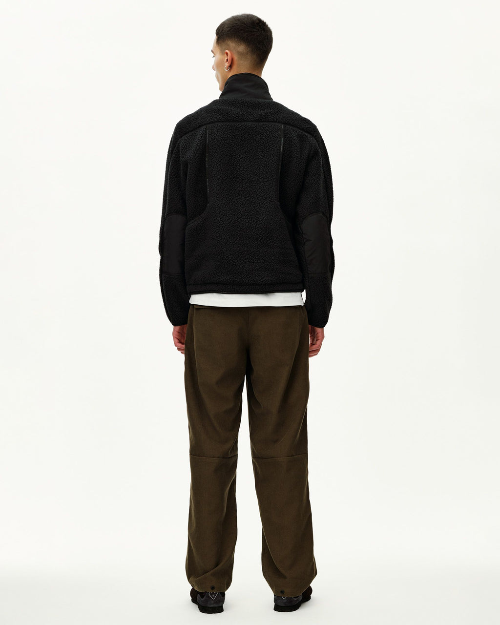 Off-Race Pile Fleece Jacket - Black