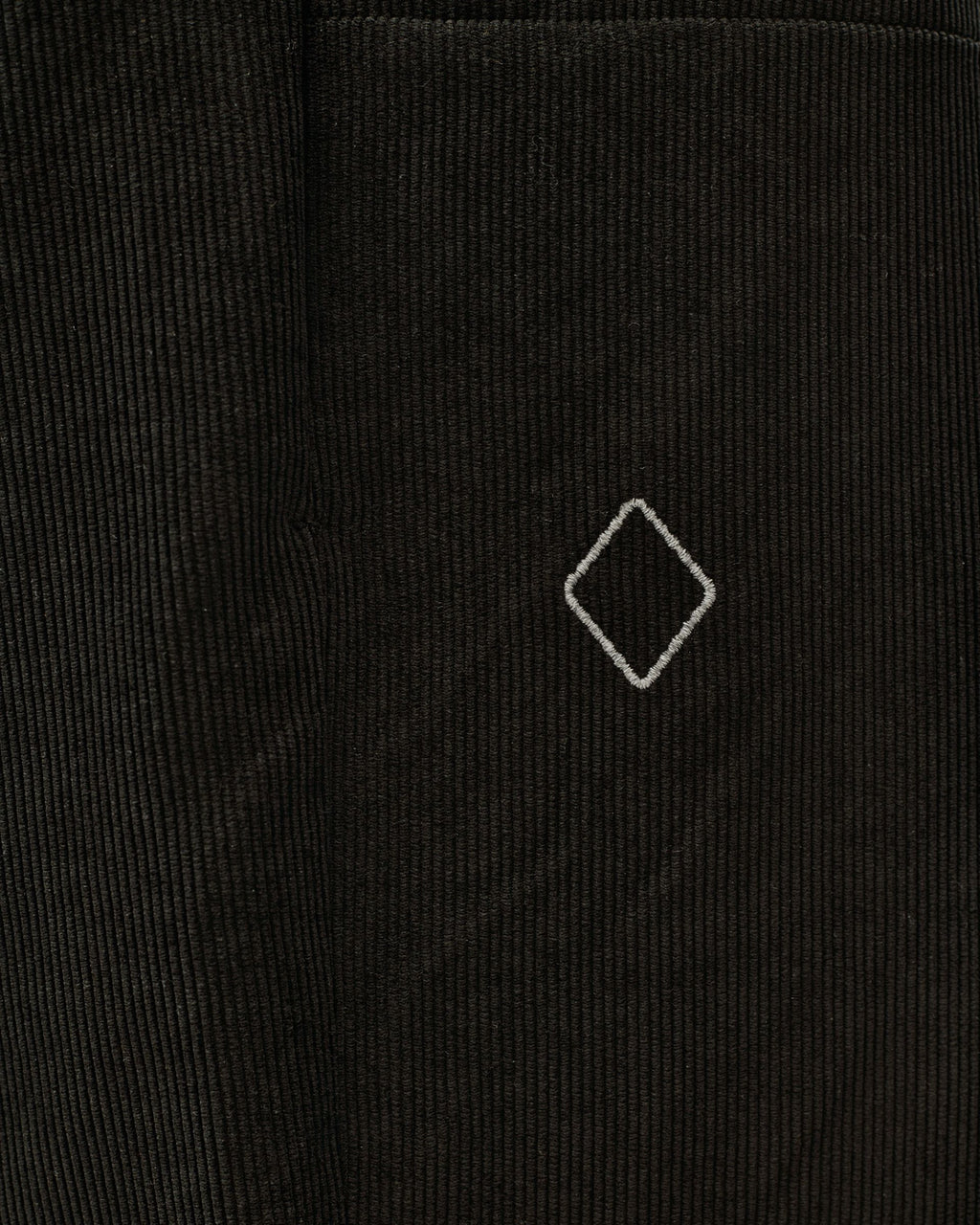 Off-Race Corduroy Pants - Black