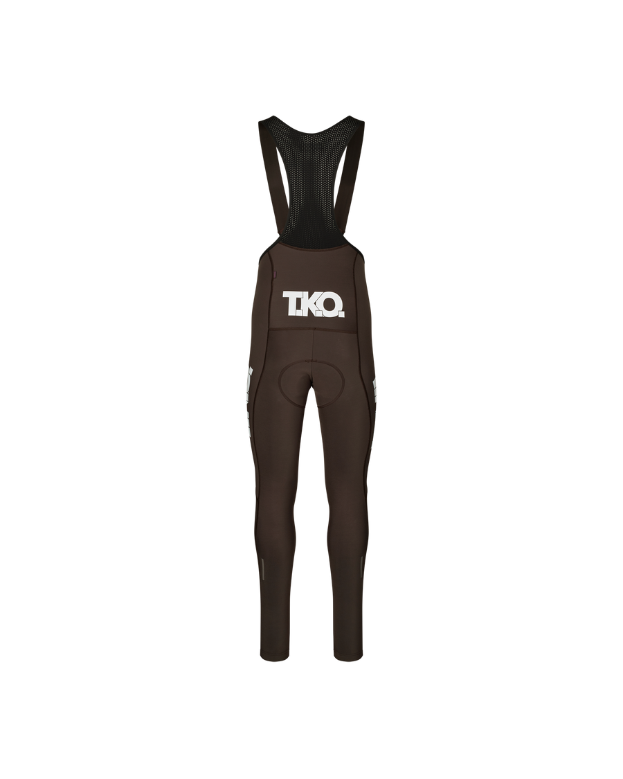 T.K.O. Essential Thermal Long Bibs - Dark Purple