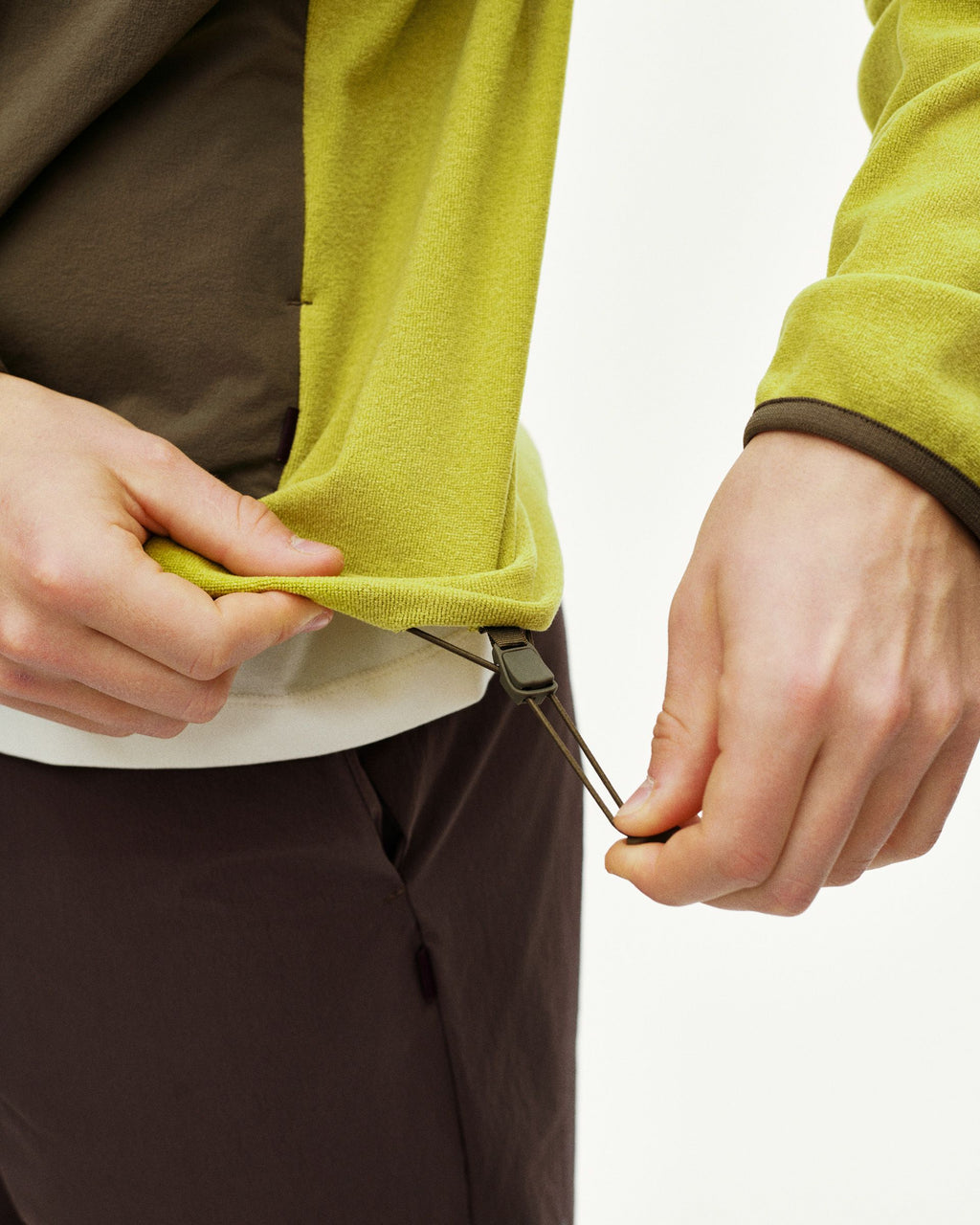 Off-Race Light Fleece Half-Zip - Moss Green