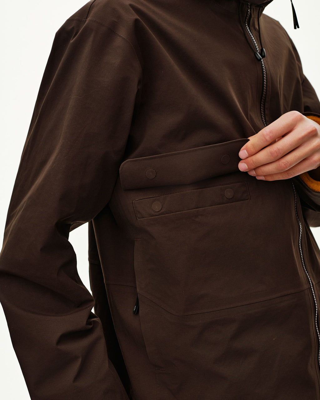 Off-Race 3L Shell Jacket - Dark Coffee