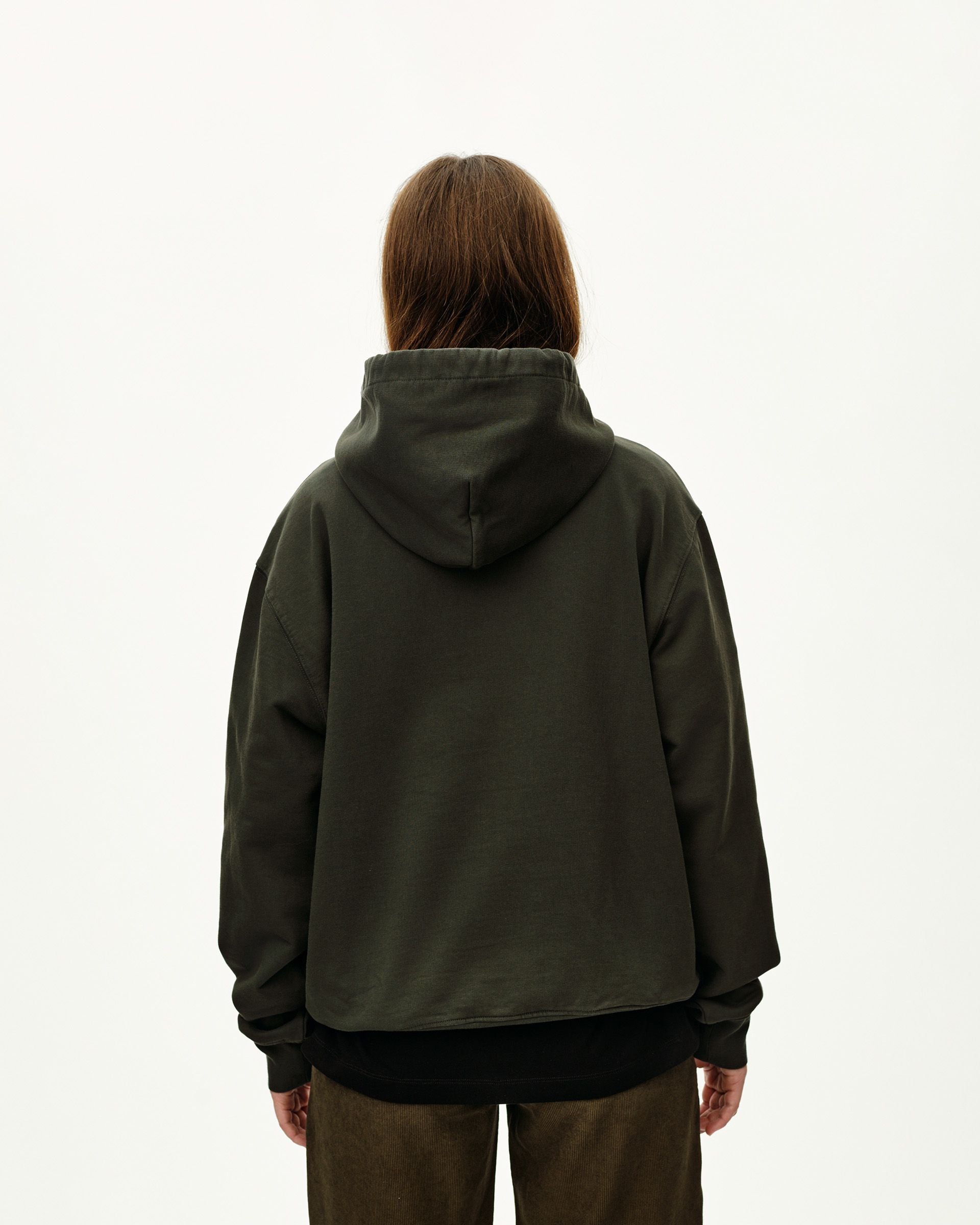 Off-Race Hoodie - Dark Olive