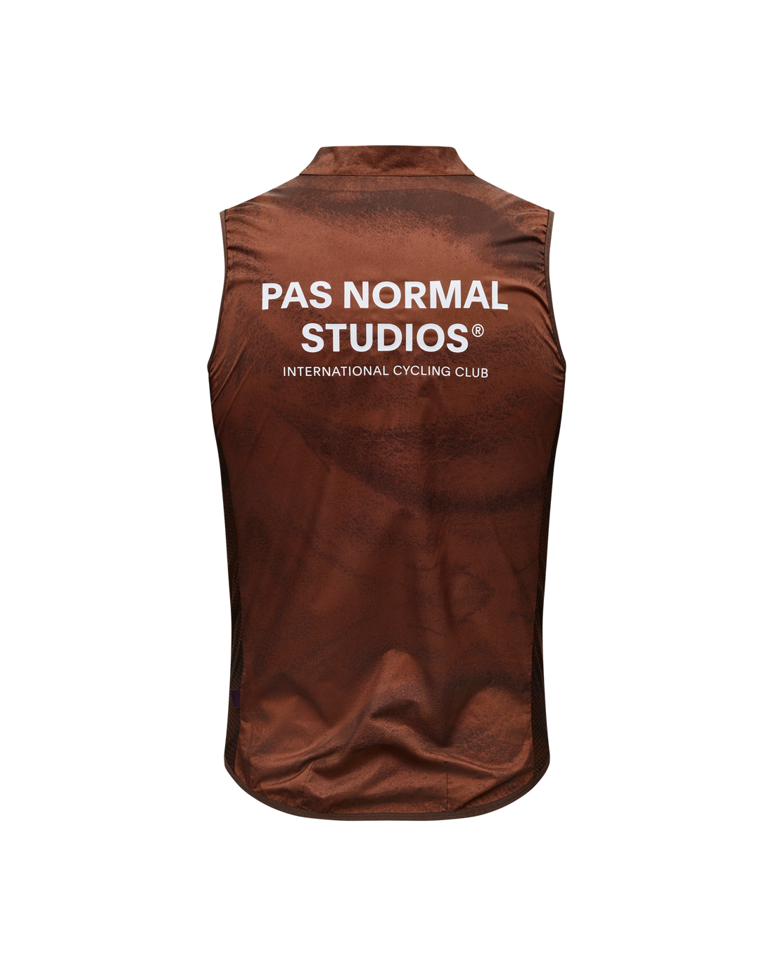 Mechanism Stow Away Gilet - AOP Light brown