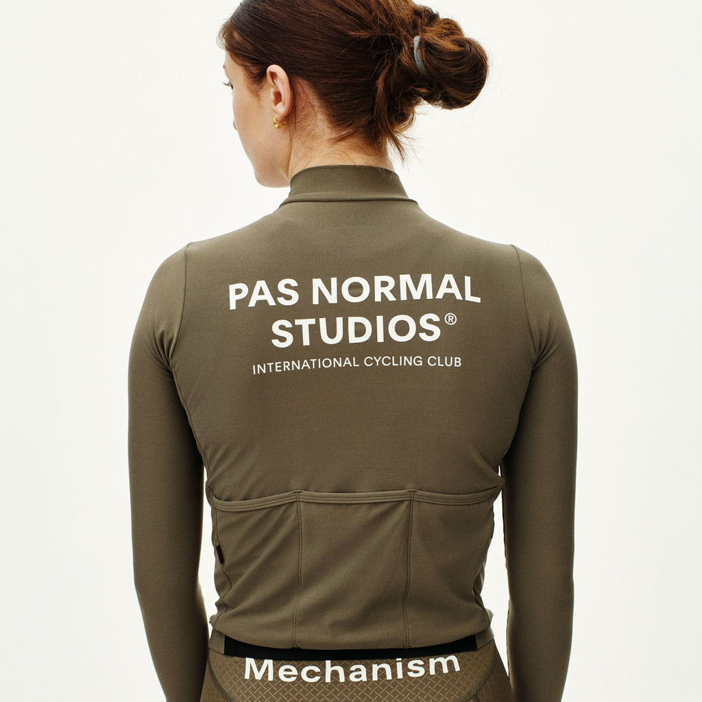 Womens Mechanism Long Sleeve Jersey - Mud