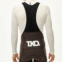 T.K.O. Essential Thermal Long Bibs - Dark Purple