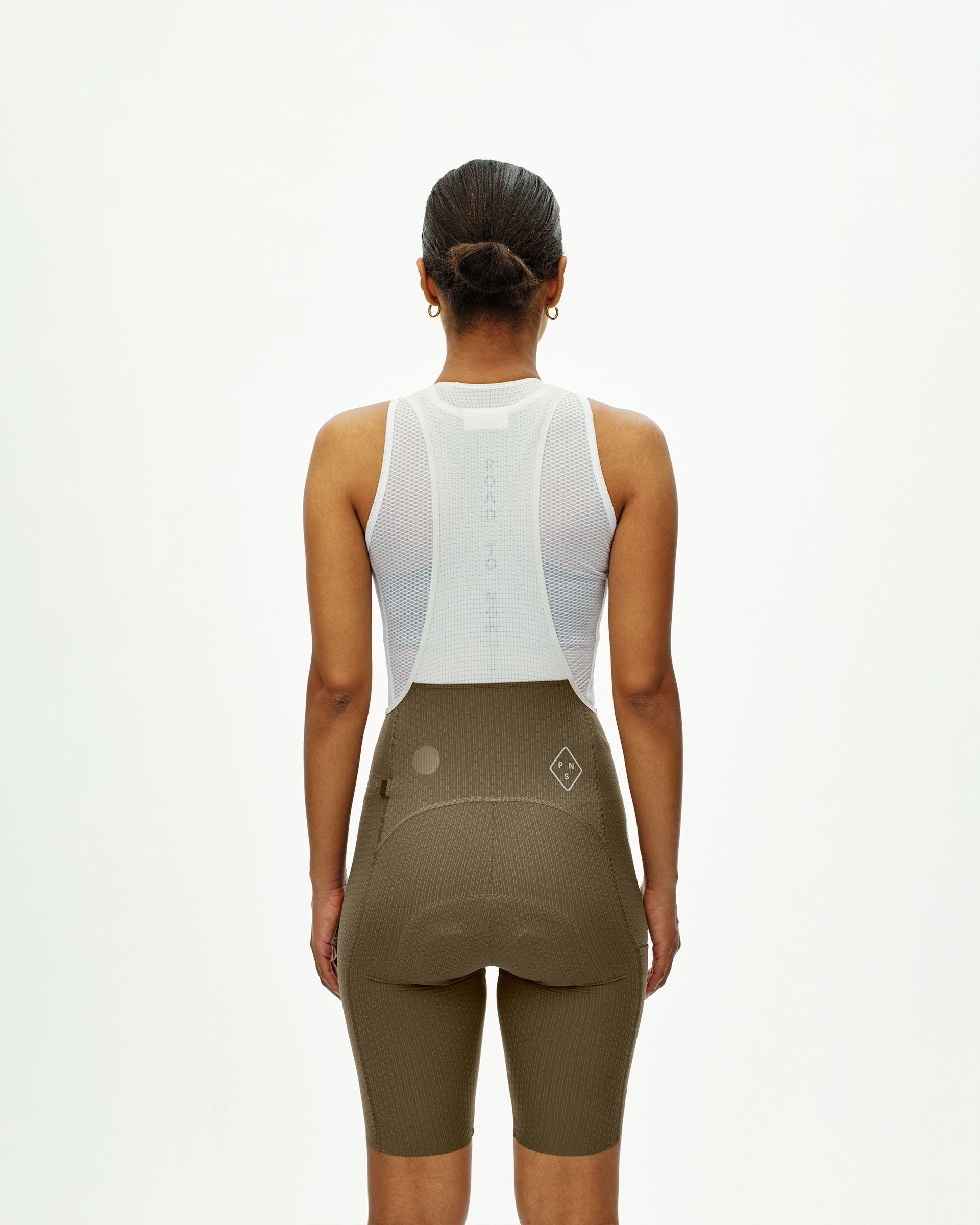 Womens T.K.O. Essential Light Cargo Bibs - Dark Stone