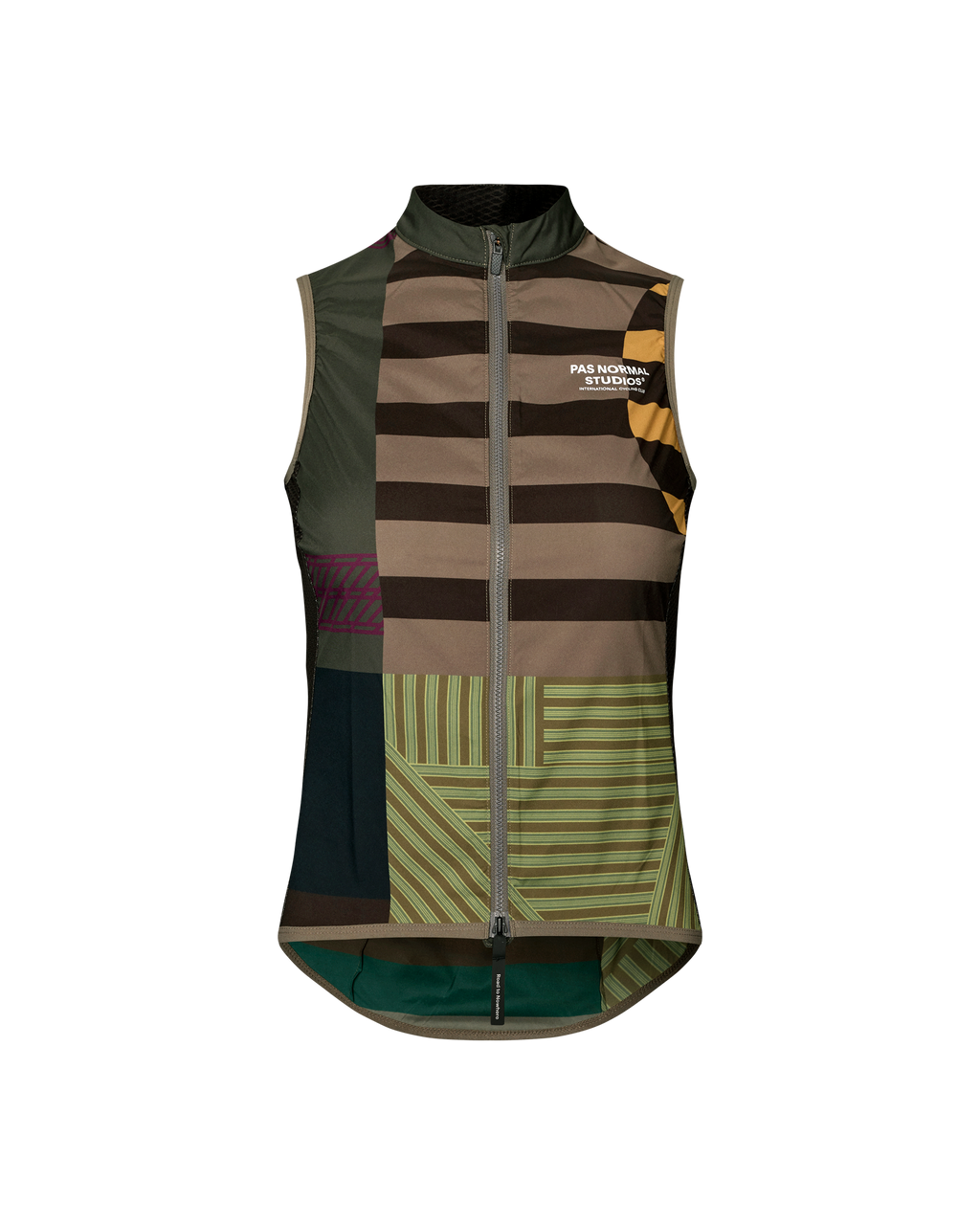 Women´s Mechanism Stow Away Gilet - AOP International Earth