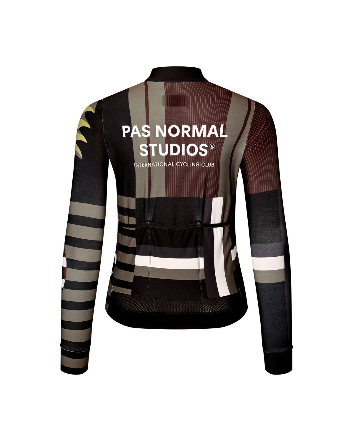 Women's Mechanism Long Sleeve Jersey - AOP International Dark Olive