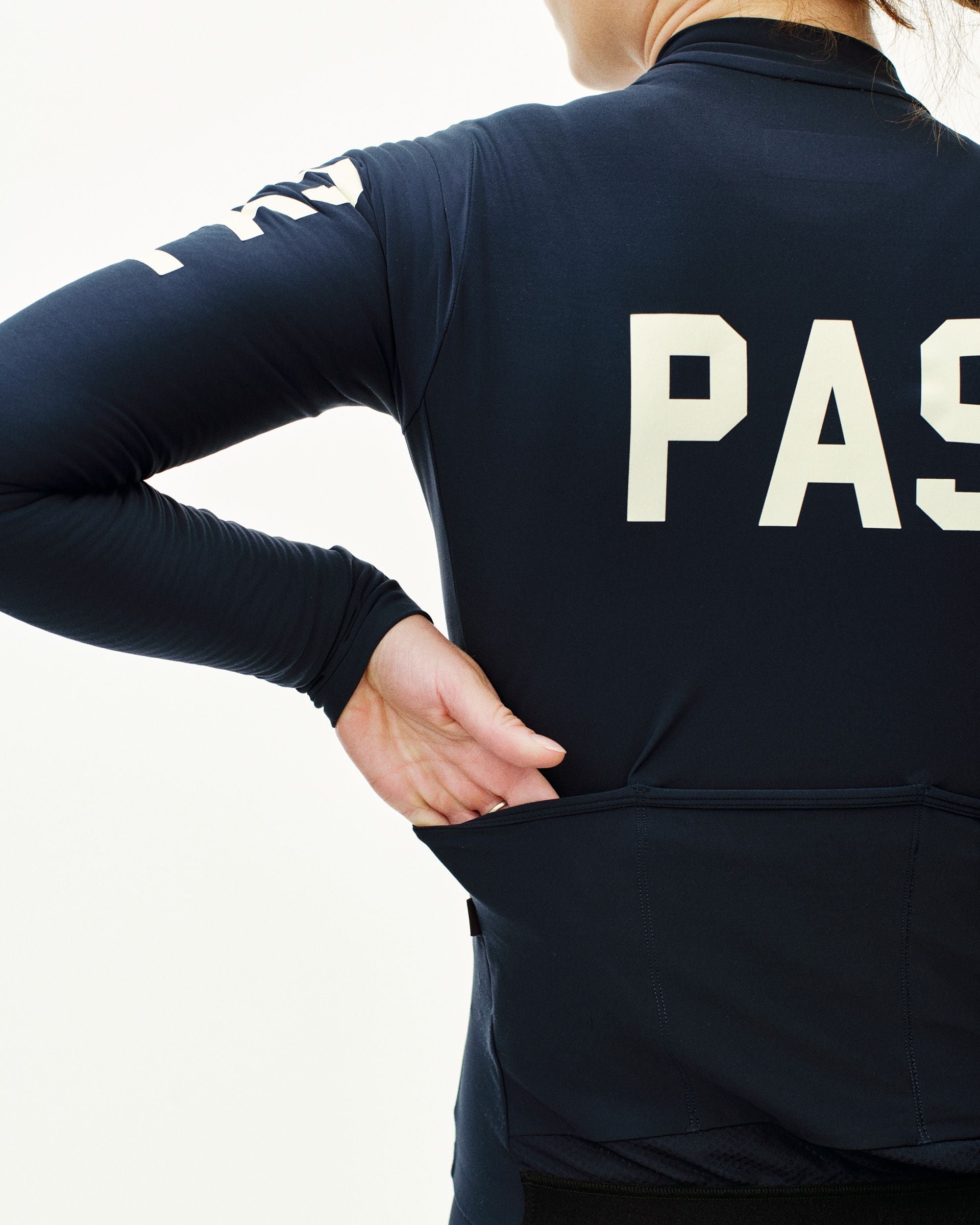PAS Women's Mechanism Long Sleeve Jersey - Navy