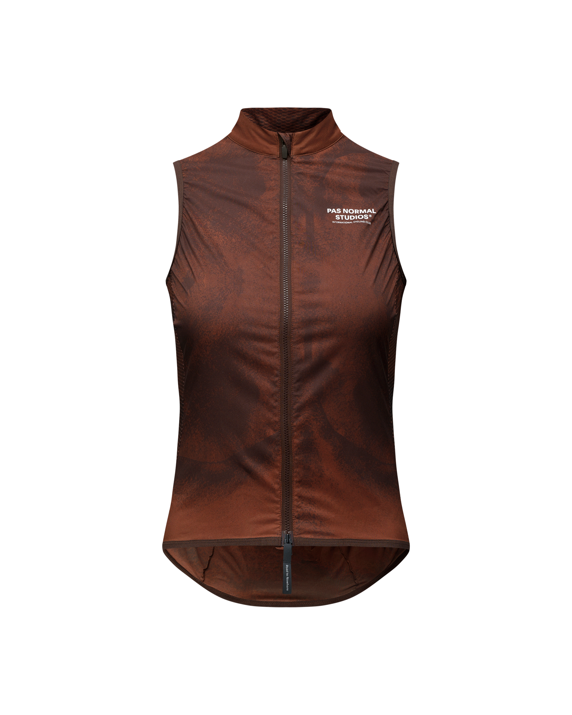 Women´s Mechanism Stow Away Gilet - AOP Light brown