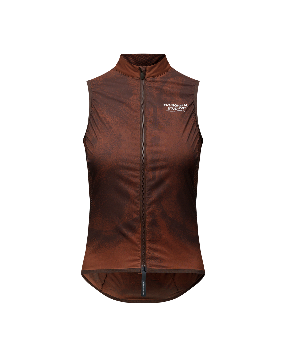 Women´s Mechanism Stow Away Gilet - AOP Light brown