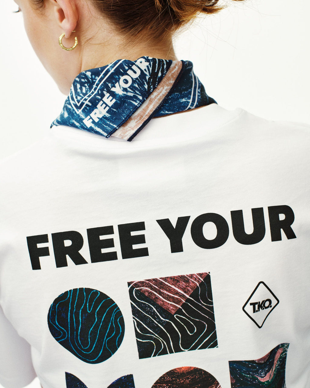 T.K.O. Off-Race Bandana - AOP