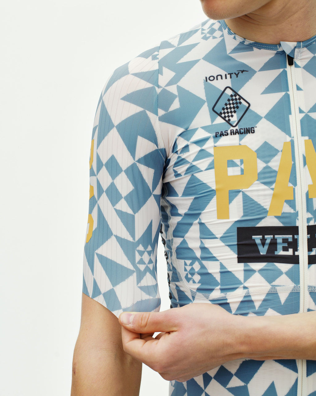 PAS Racing Mechanism Pro Jersey - AOP Origami Light Blue