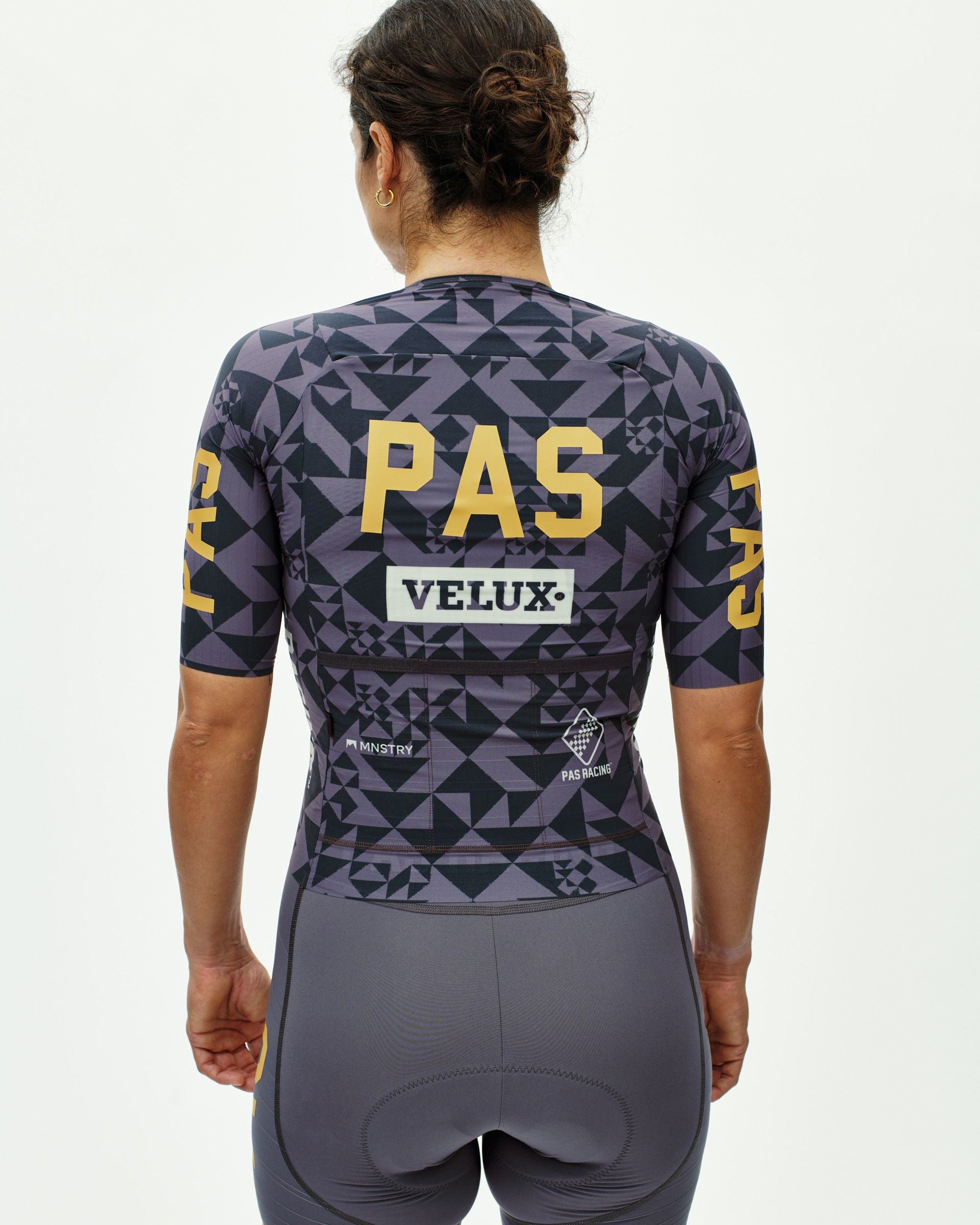 PAS Racing Women´s Mechanism Pro Jersey - AOP Origami Grey
