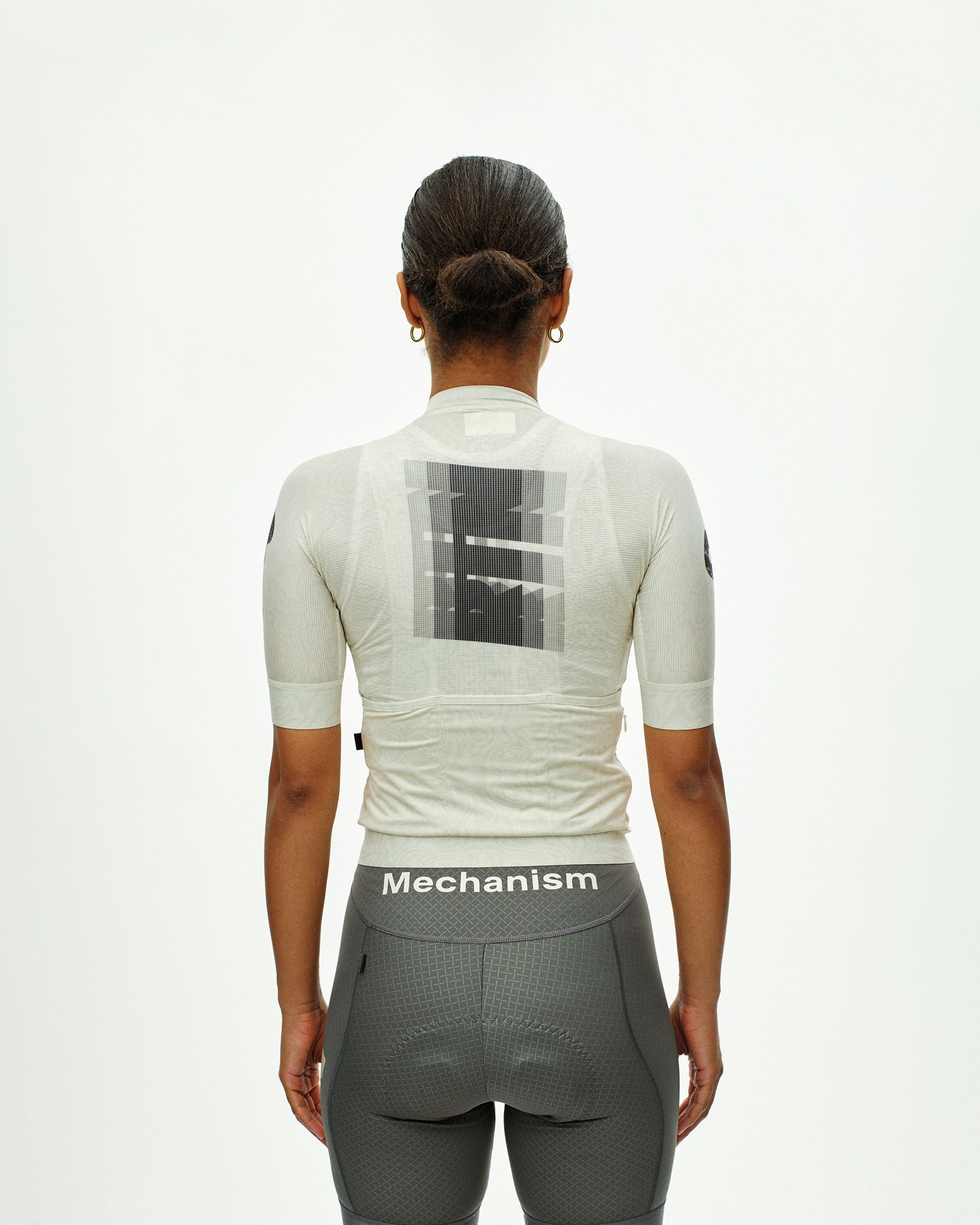 Women´s Mechanism Logo Jersey - AOP RTN Off White