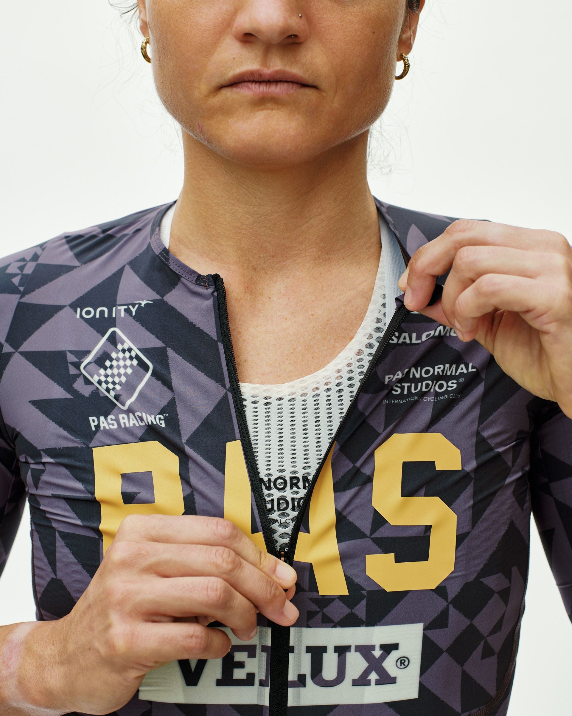 PAS Racing Women´s Mechanism Pro Jersey - AOP Origami Grey