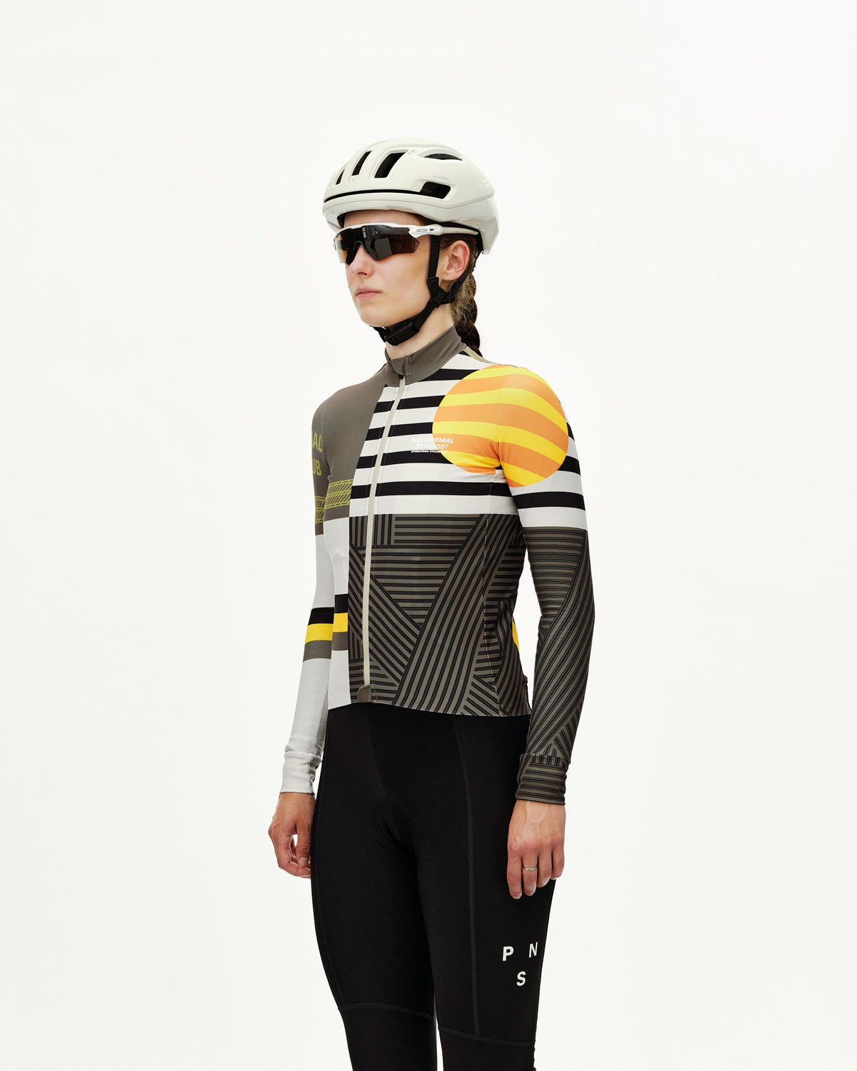 Women's Mechanism Long Sleeve Jersey - AOP International Sand