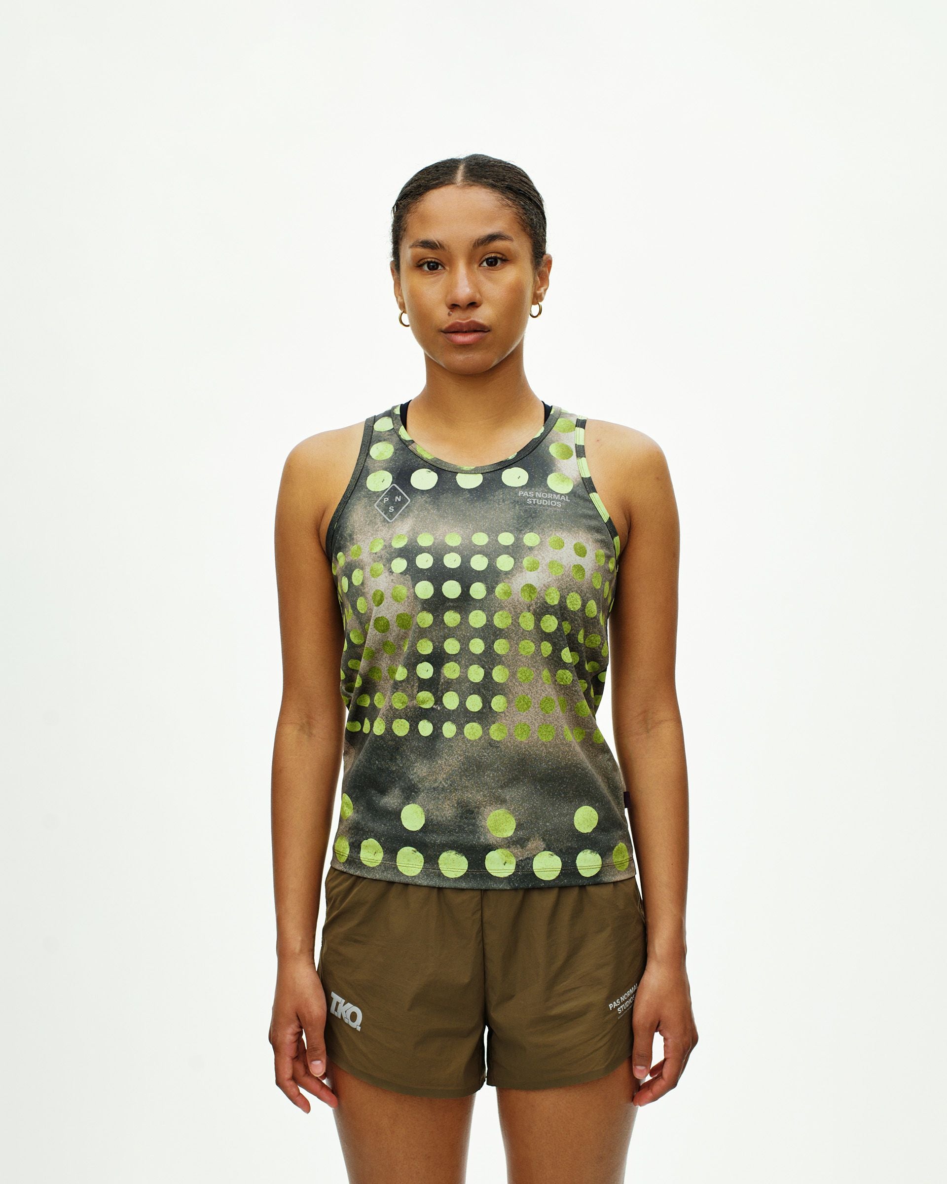 T.K.O. Balance Singlet - T.K.O. Moss Green