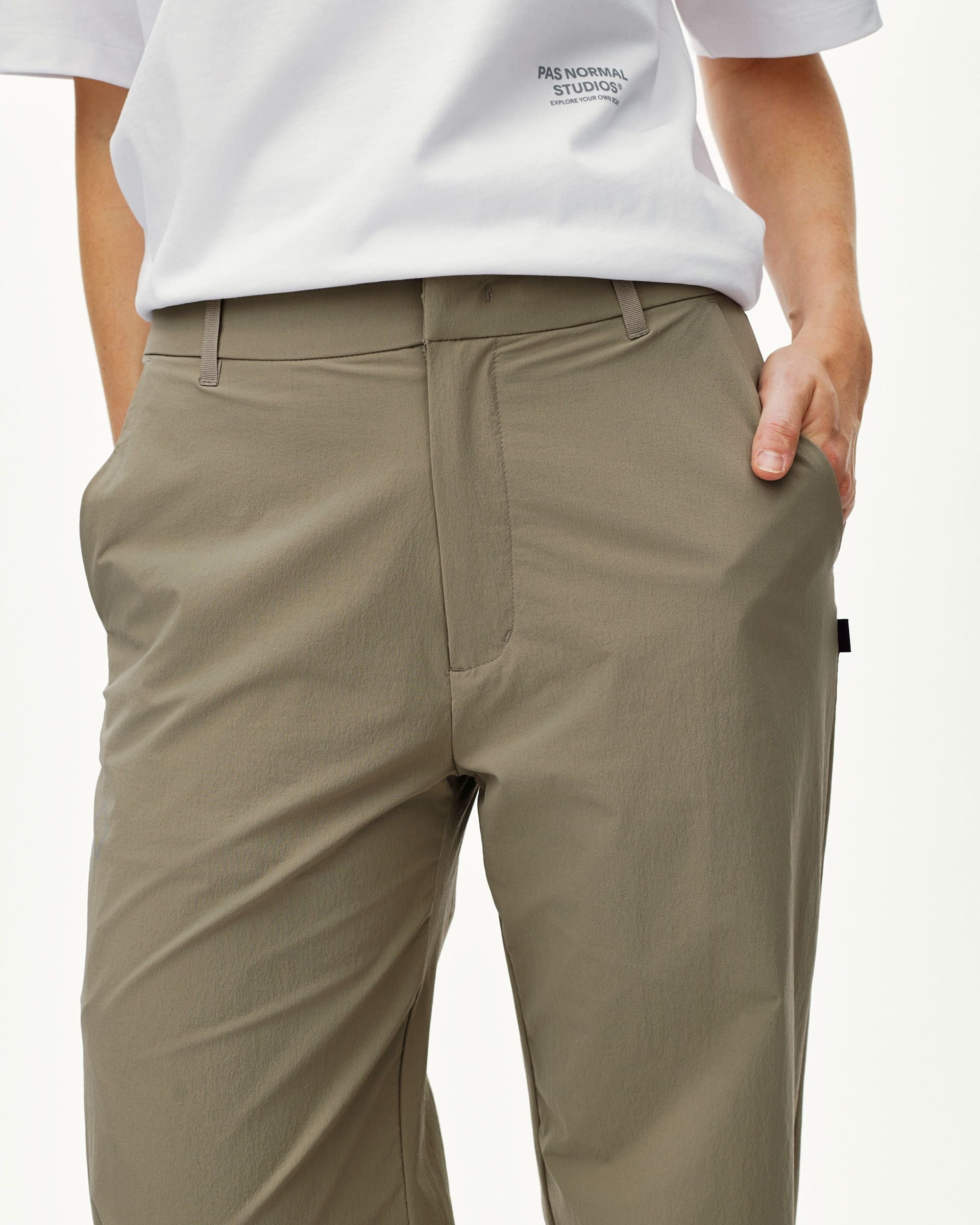Womens Off-Race Tech Pants - Dusty Earth