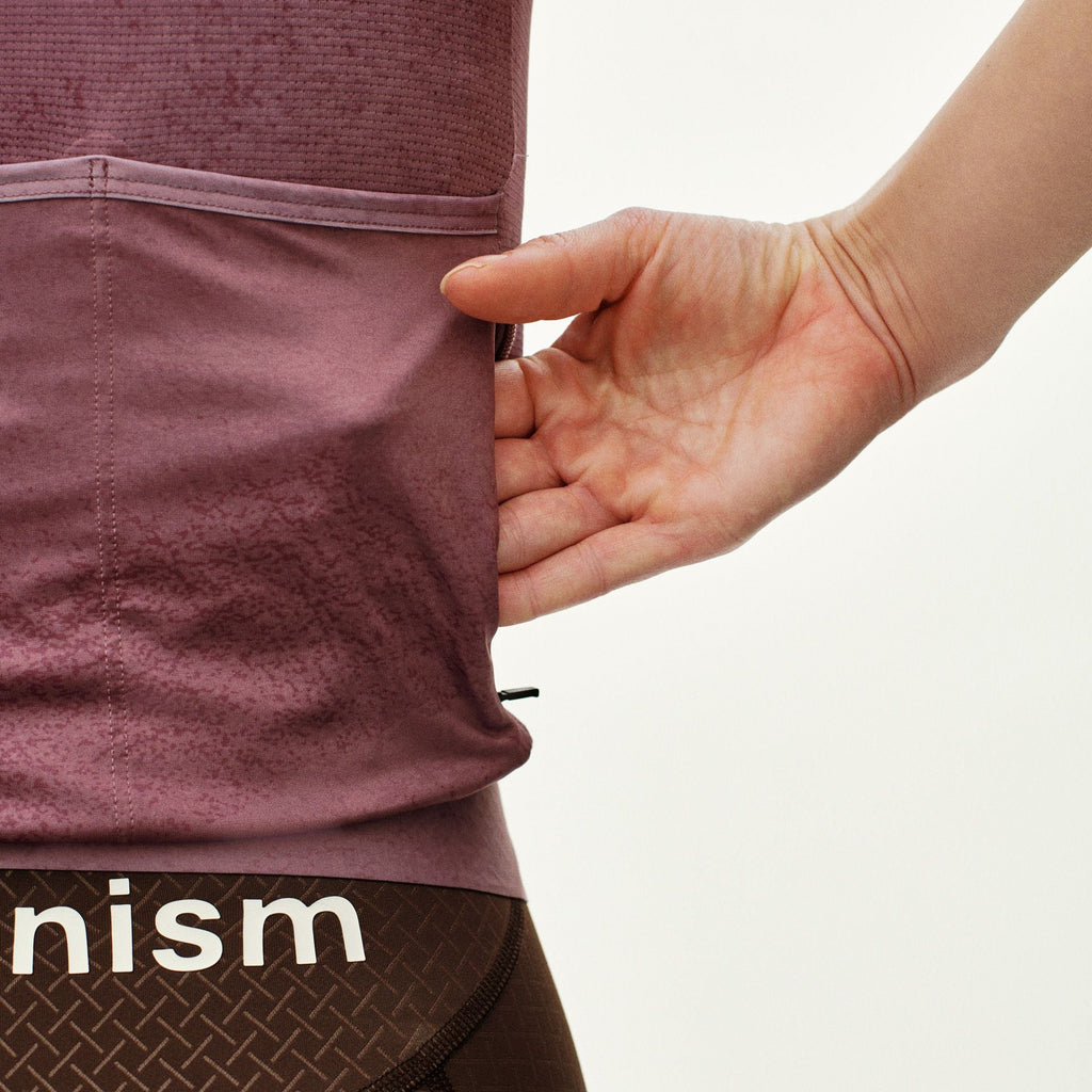 Women´s Mechanism Jersey - AOP Dark Mauve