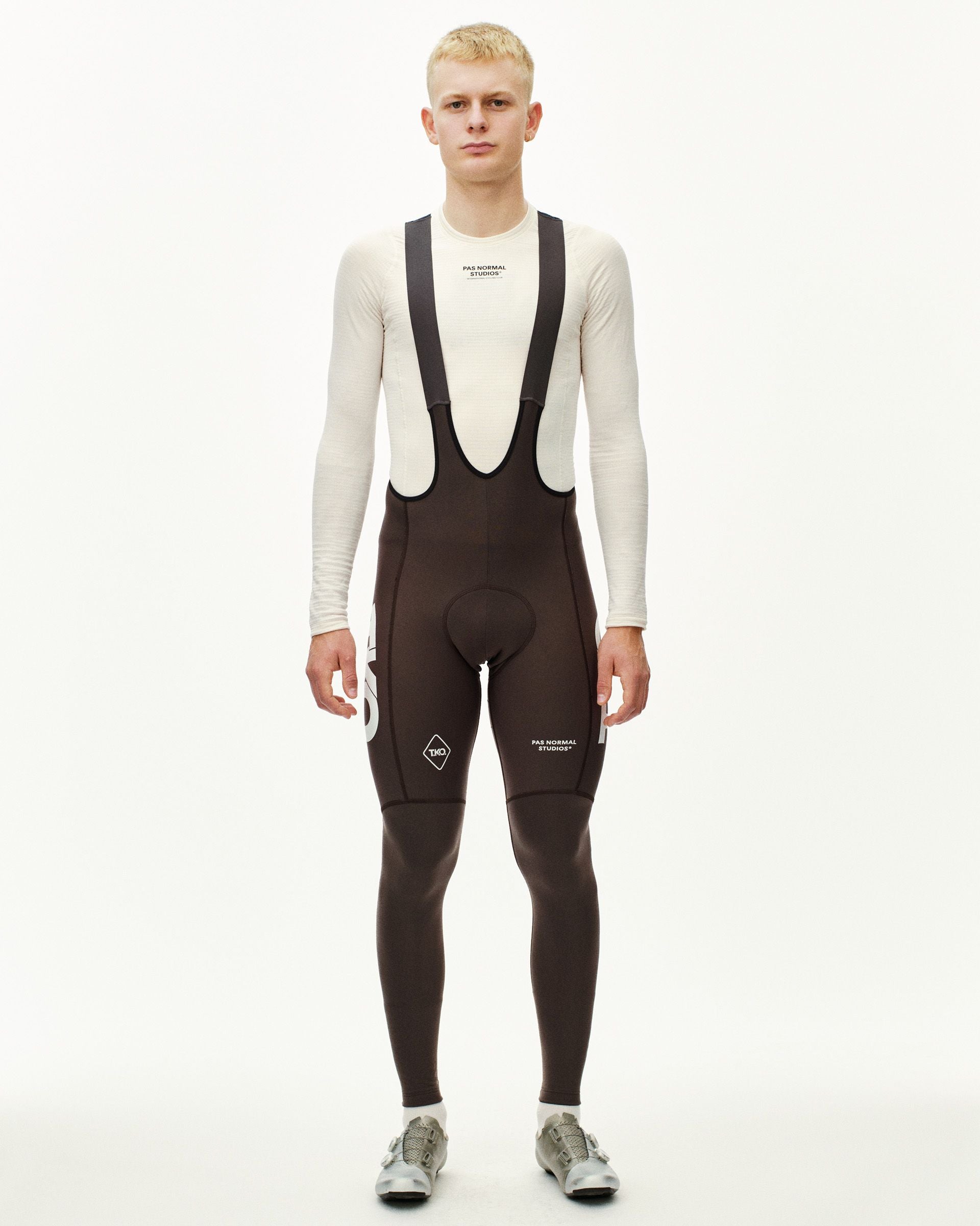 T.K.O. Essential Thermal Long Bibs - Dark Purple