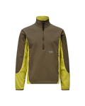 Off-Race Light Fleece Half-Zip - Moss Green
