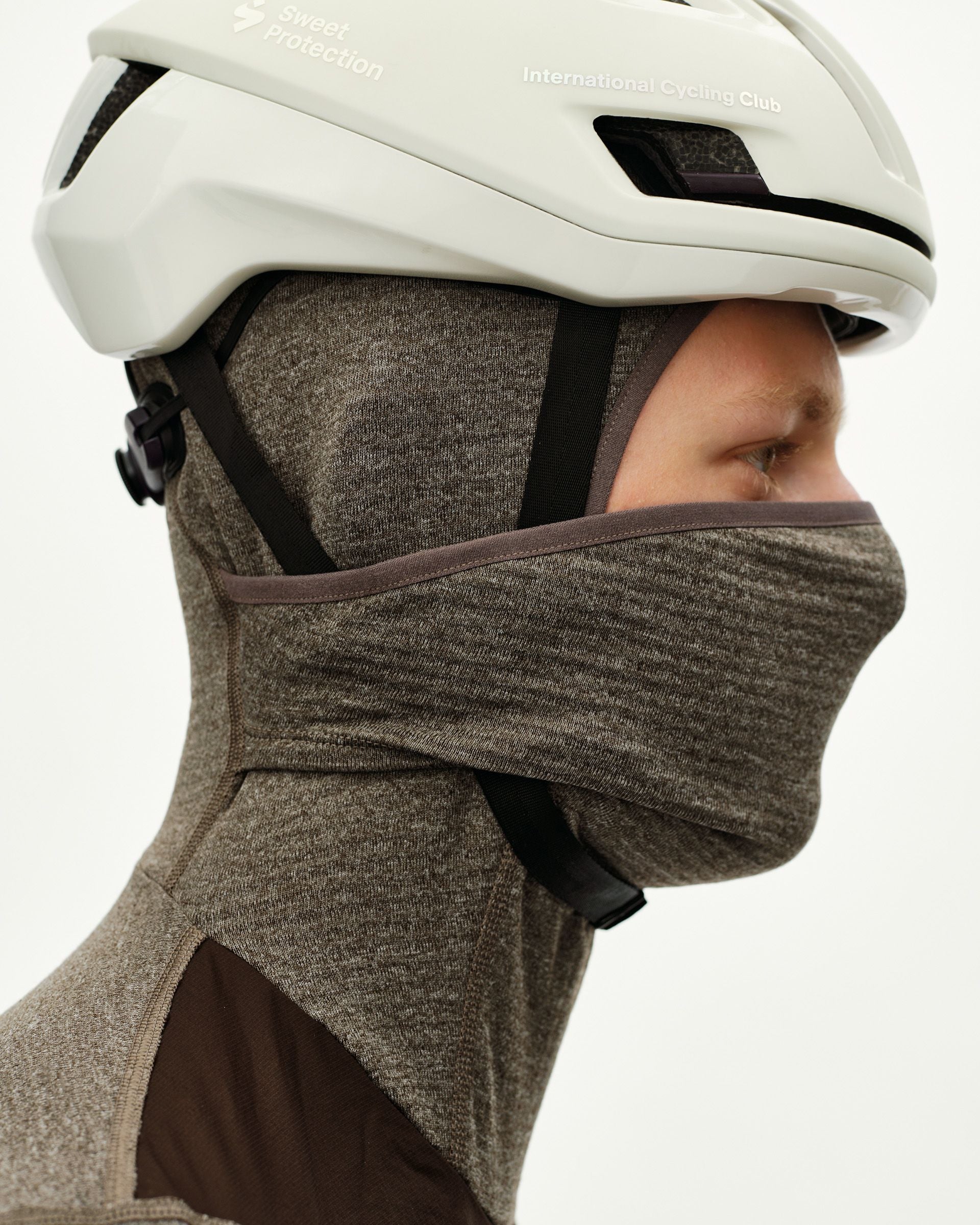 Thermal Hooded Windproof Baselayer - Dark Coffee
