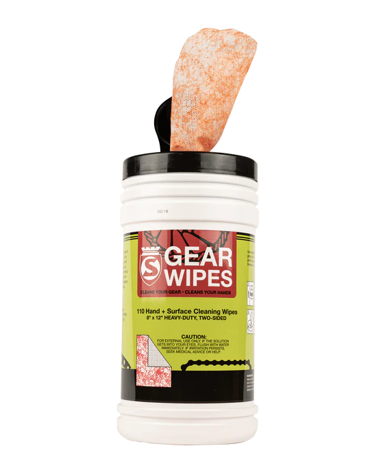 GEAR WIPES CANISTER (110 SHEETS)