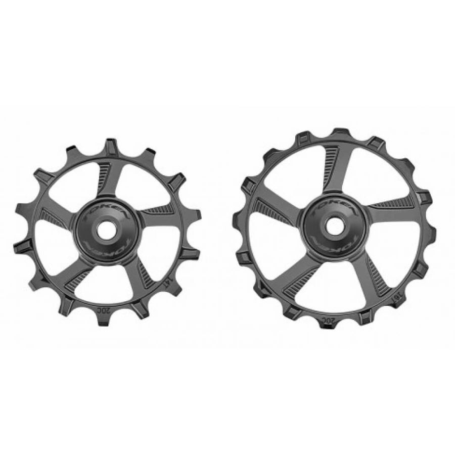 TOKEN pulleywheels 1746MX Alu - 1x12 - 14/16T - BLACK